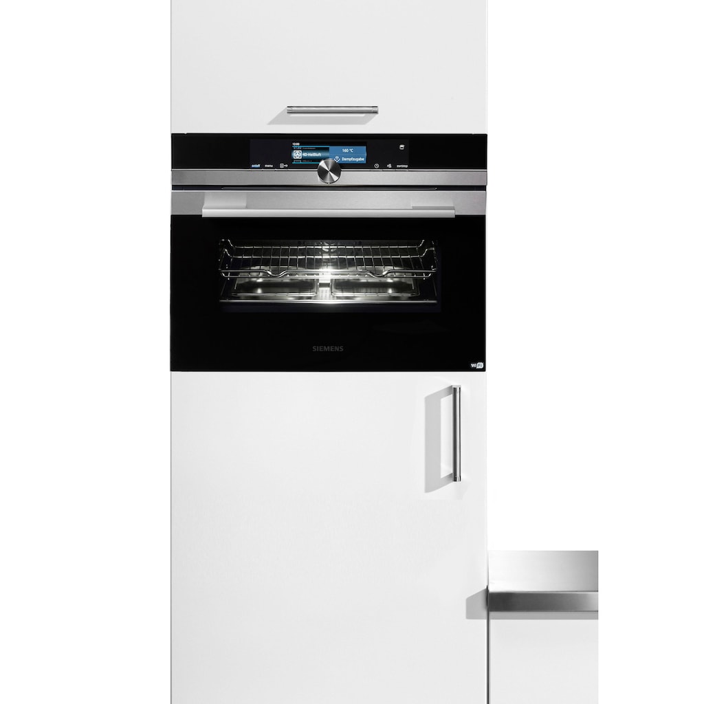 SIEMENS Dampfbackofen »CS658GRS7«, iQ700, CS658GRS7, mit 1-fach-Teleskopauszug, ecoClean Plus