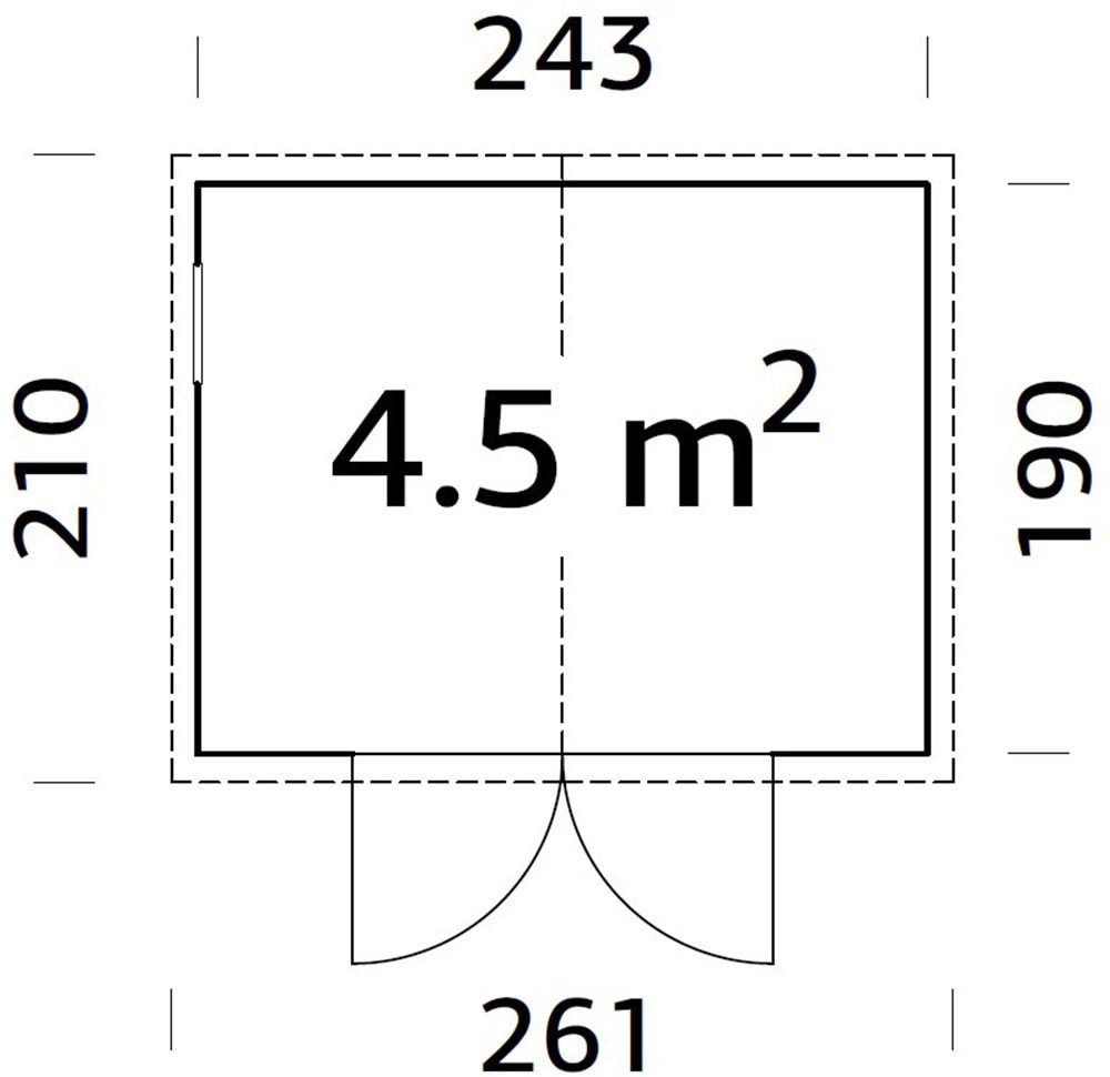 Palmako Gerätehaus »Dan«