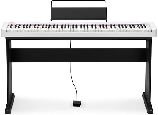 CASIO Digitalpiano »CDP-S110WE« mit Stativ und Pedal weiß/schwarz