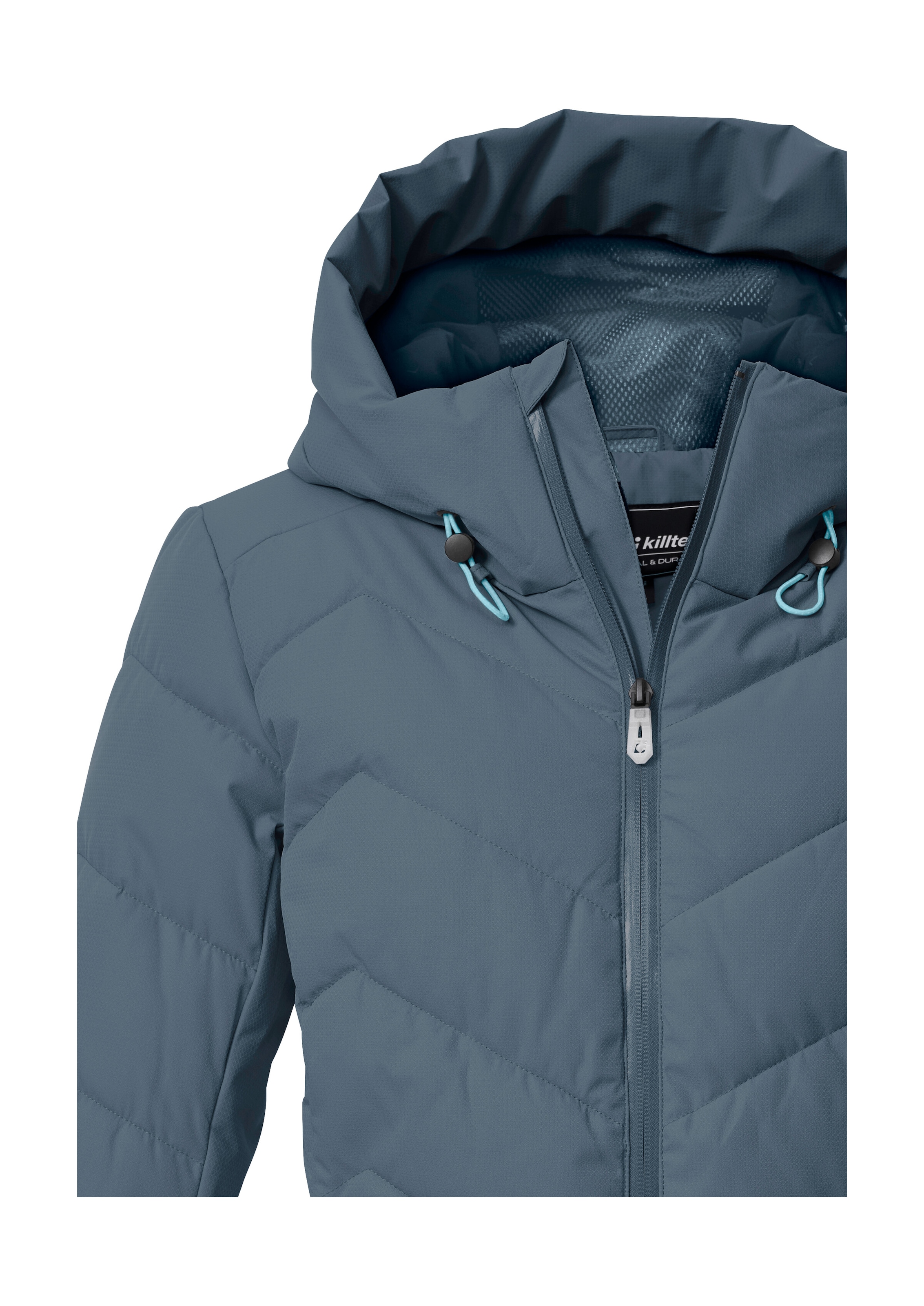 Killtec Skijacke »KSW 31 WMN SKI QLTD JCKT«, Winddichte, wasserabweisende Skijacke mit Daunenoptik und Schneefang