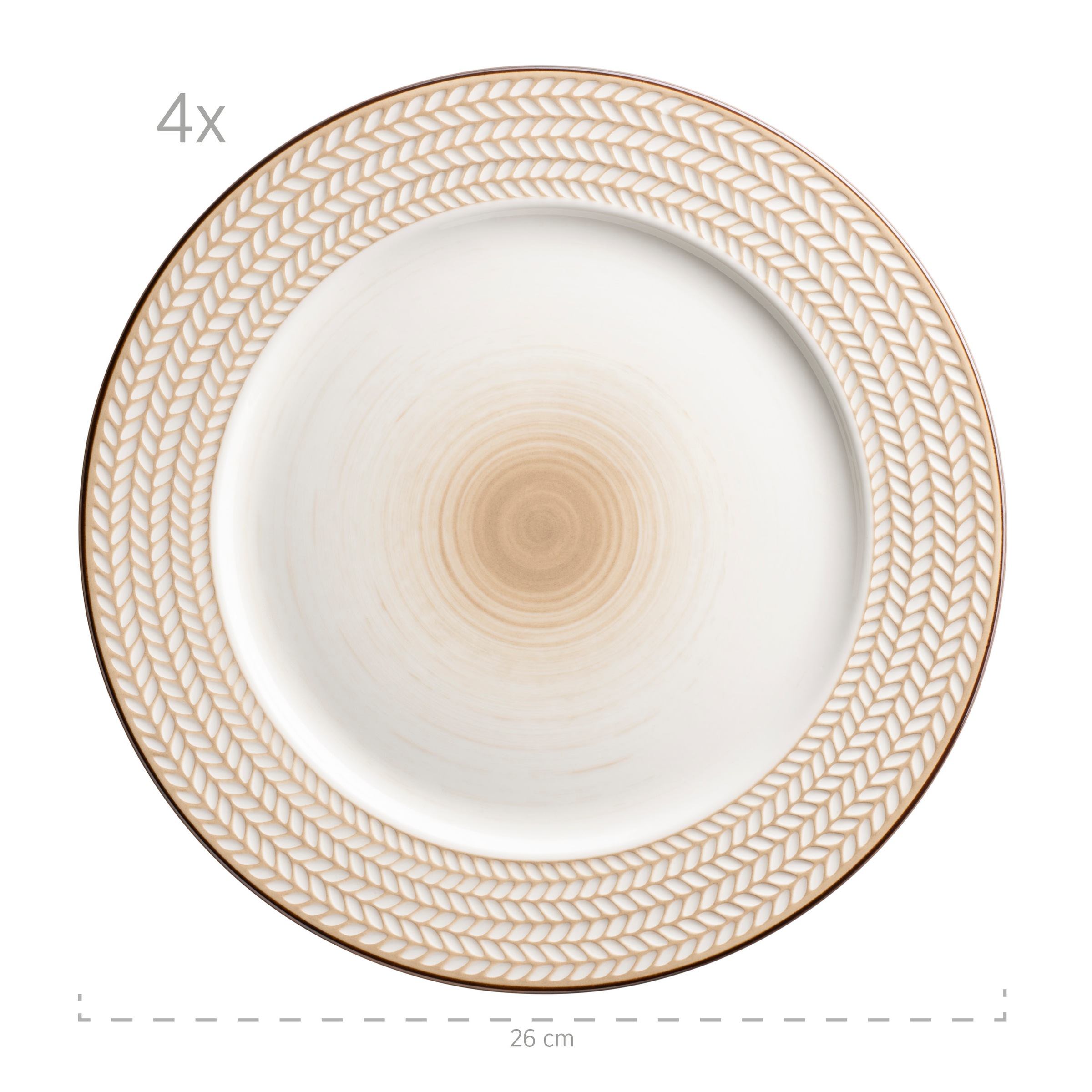 MÄSER Tafelservice »PROSPERO, Geschirr Set, Porzellan«