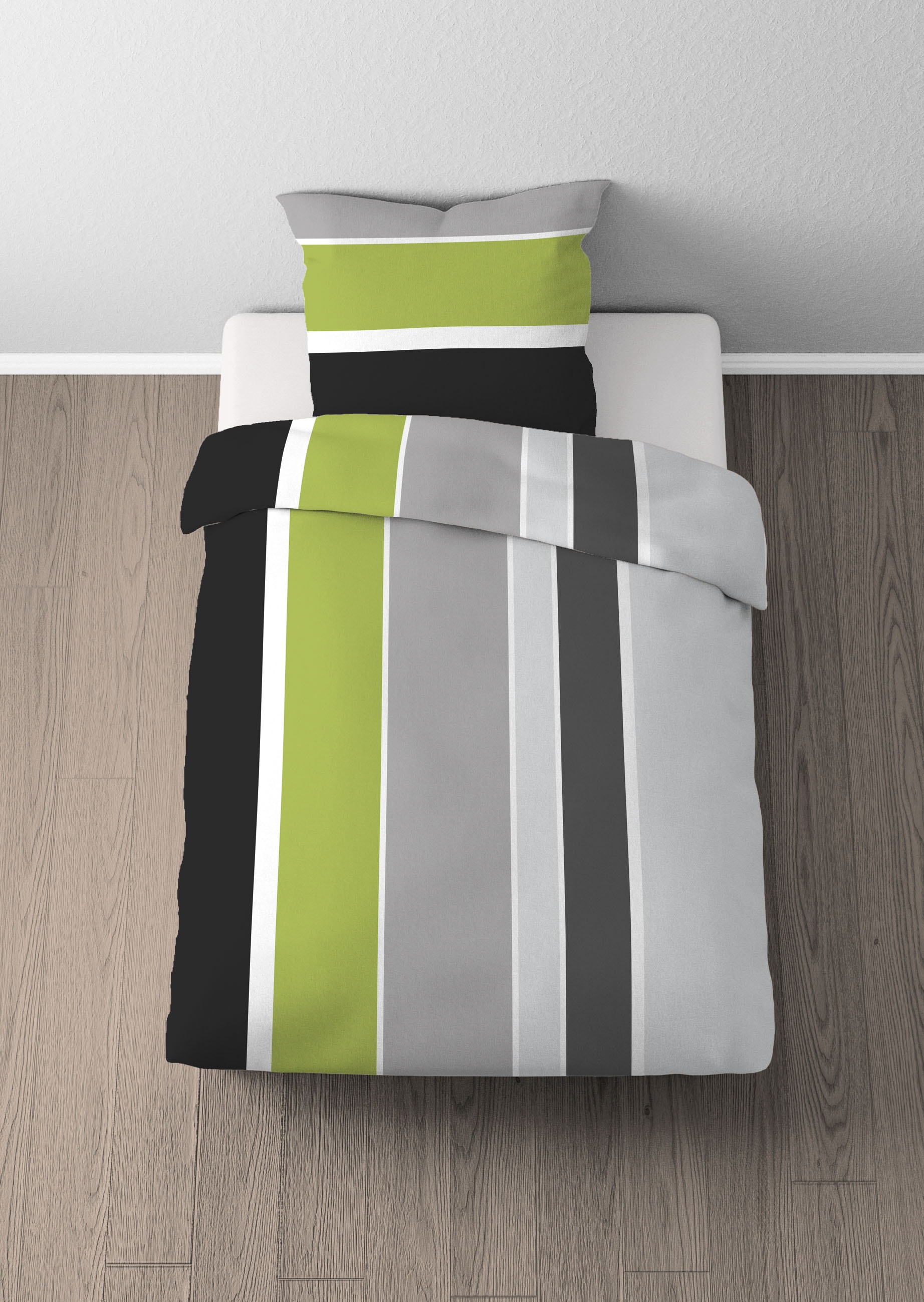 Castell - Markenbettwäsche Bettwäsche »0040562« 2 Stk. hautsympathisch, 100% Baumwolle, Reißverschluss, ganzjährig nutzbar