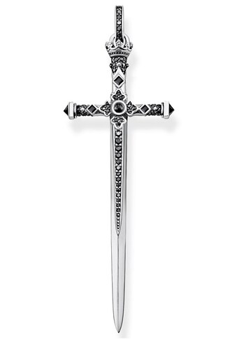 THOMAS SABO Kreuzanhänger »Anhänger "Schwert", PE817-641-11«, mit Zirkonia und Onyx kaufen