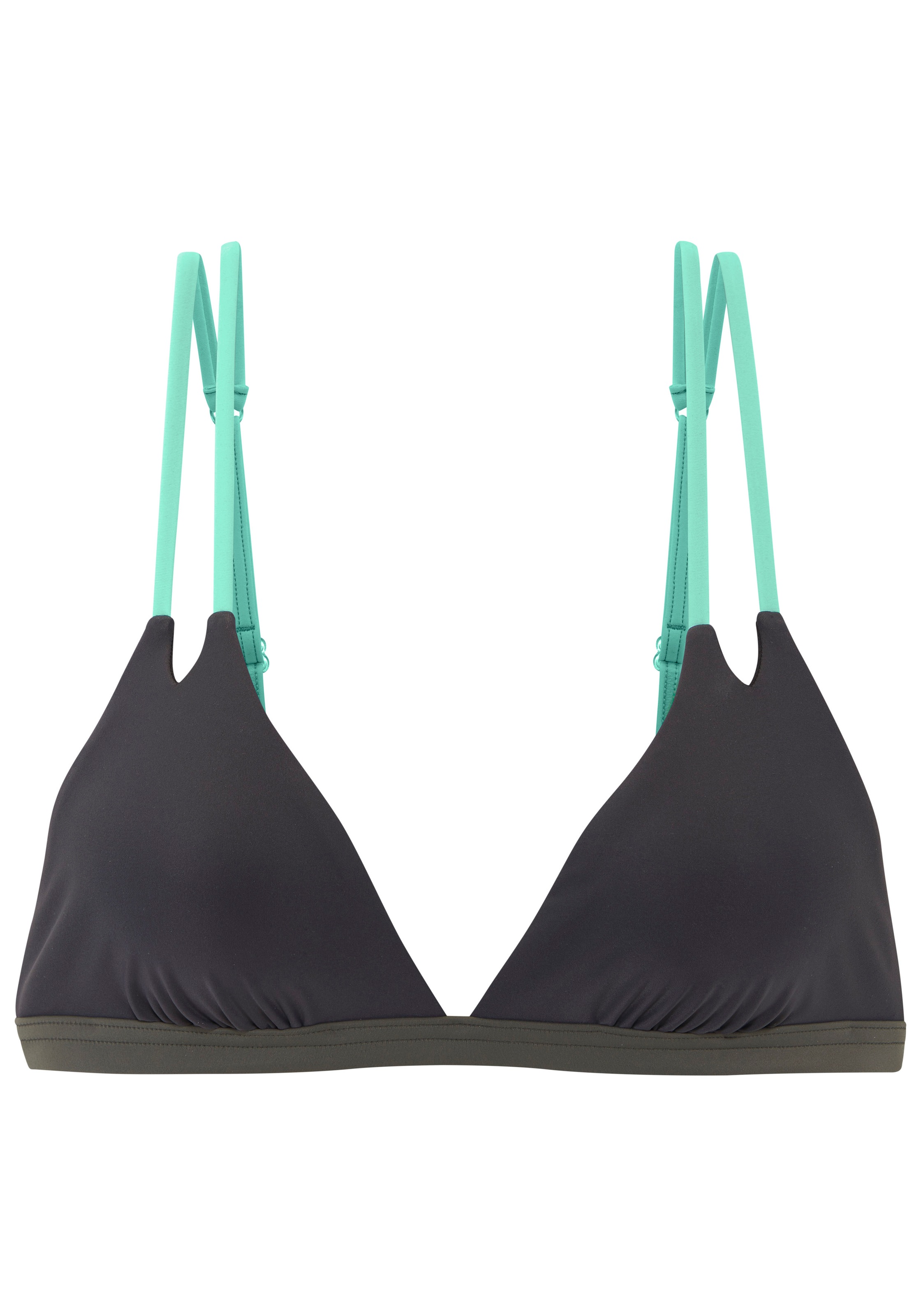 s.Oliver Triangel-Bikini-Top »Yella« mit Doppelträgern und kontrastfarbenen Details