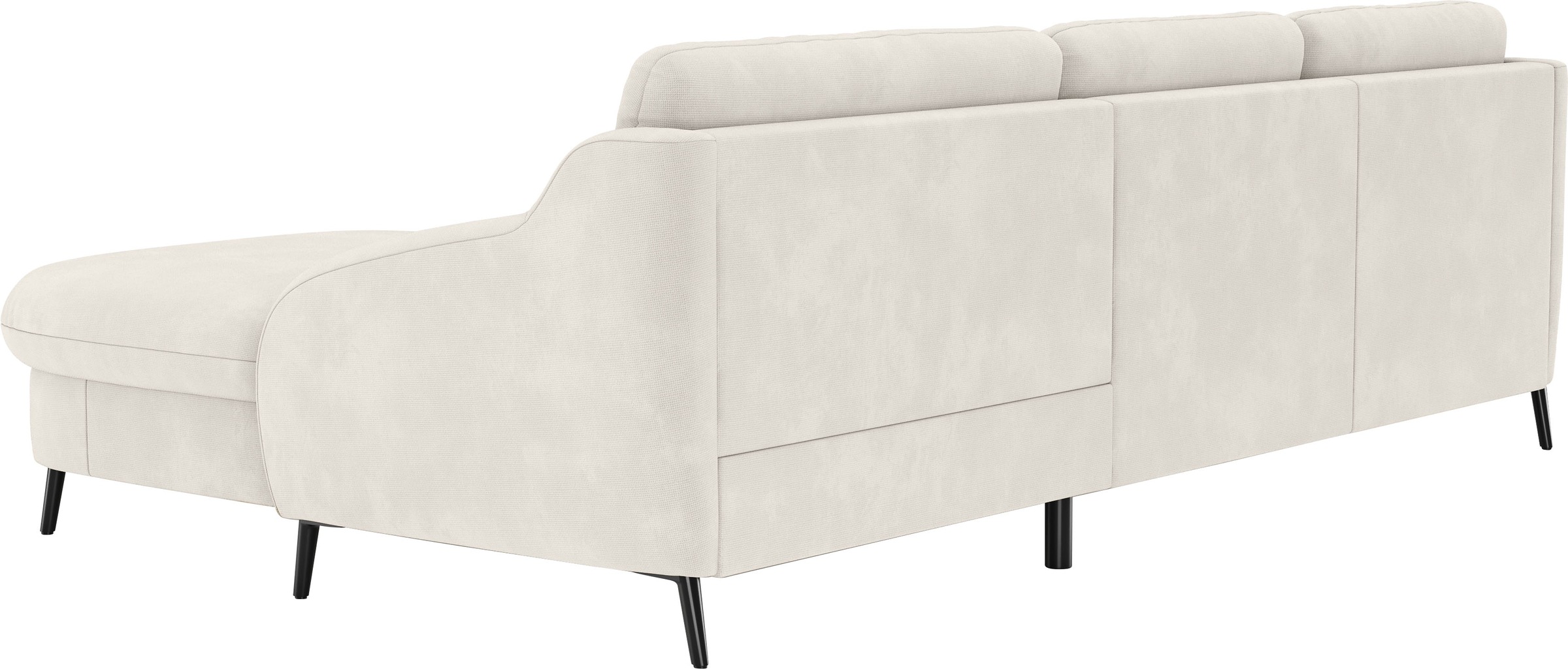 sit&more Ecksofa »Soul L-Form«, wahlweise mit Bettfunktion und Bettkasten oder Schubkasten