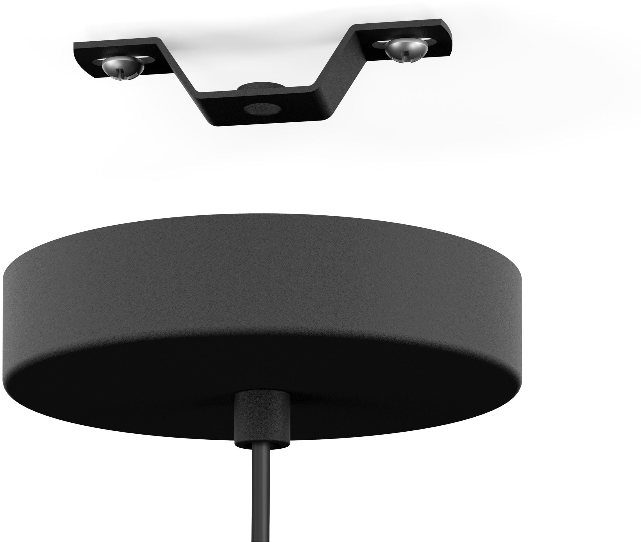 EGLO Hängeleuchte »ARISCANI 1 Pendellampe - Stahl - E27 - 1X60W - IP20« E27 1 Stk. Hängelampe, Deckenlampe, Wohnzimmer, Esszimmer, H110 x Ø20 cm