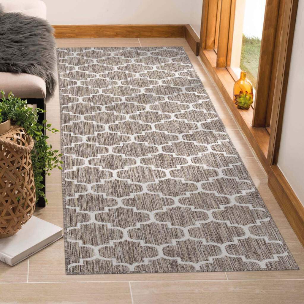 Carpet City Outdoorteppich »Outdoor 462«, rechteckig, 5 mm Höhe, Läufer, UV-beständig, Flachgewebe, auch quadratisch, In- und Outdoor