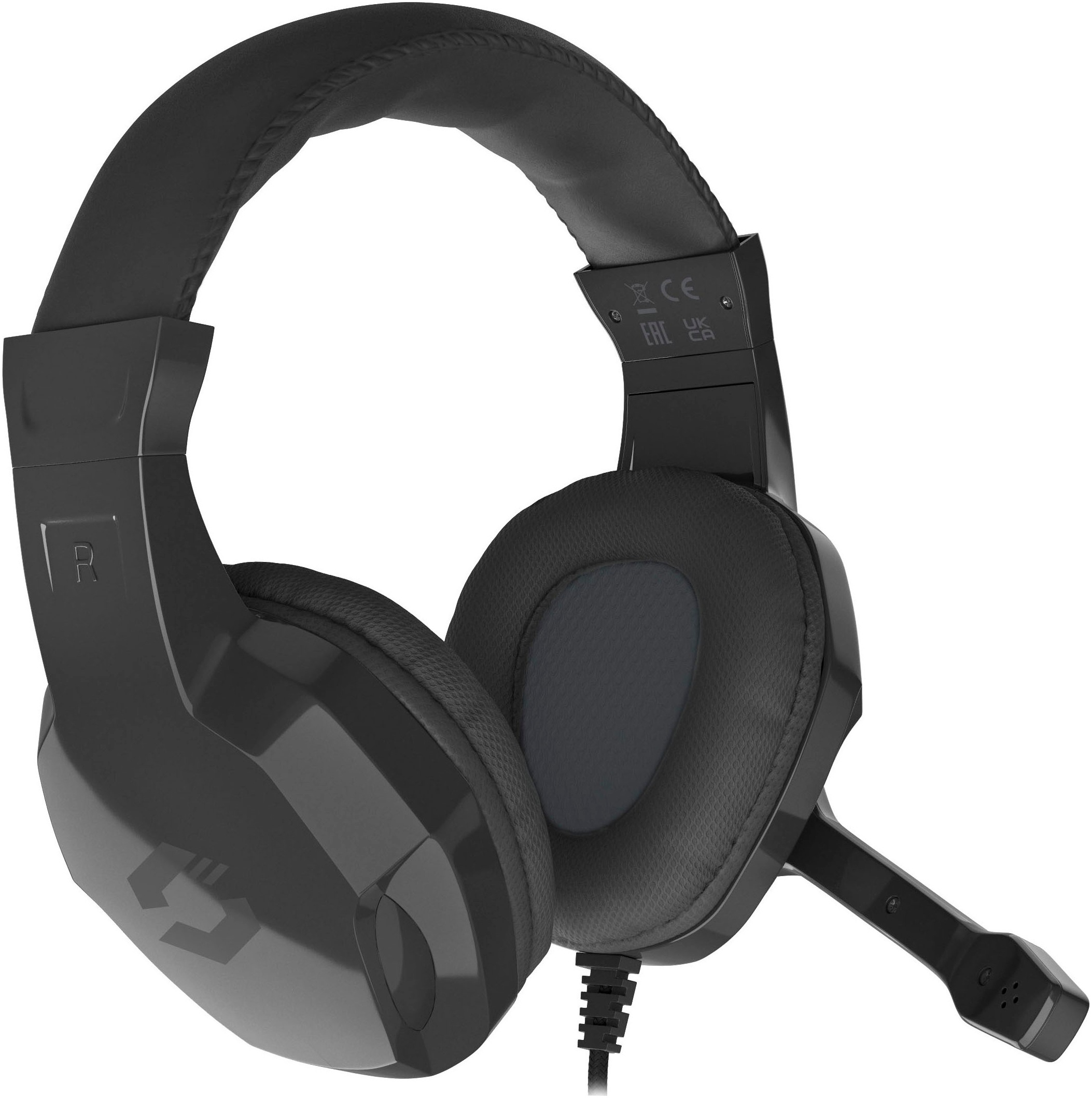Speedlink Gaming-Tastatur »LUNERA full black 4in1 RGB Gaming Set Tastatur, Headset, Maus, Mauspad«, (Fn-Tasten-Ziffernblock), RGB Beleuchtung, Tastatur mit Metallrahmen, Headset Kabelfernbedienung