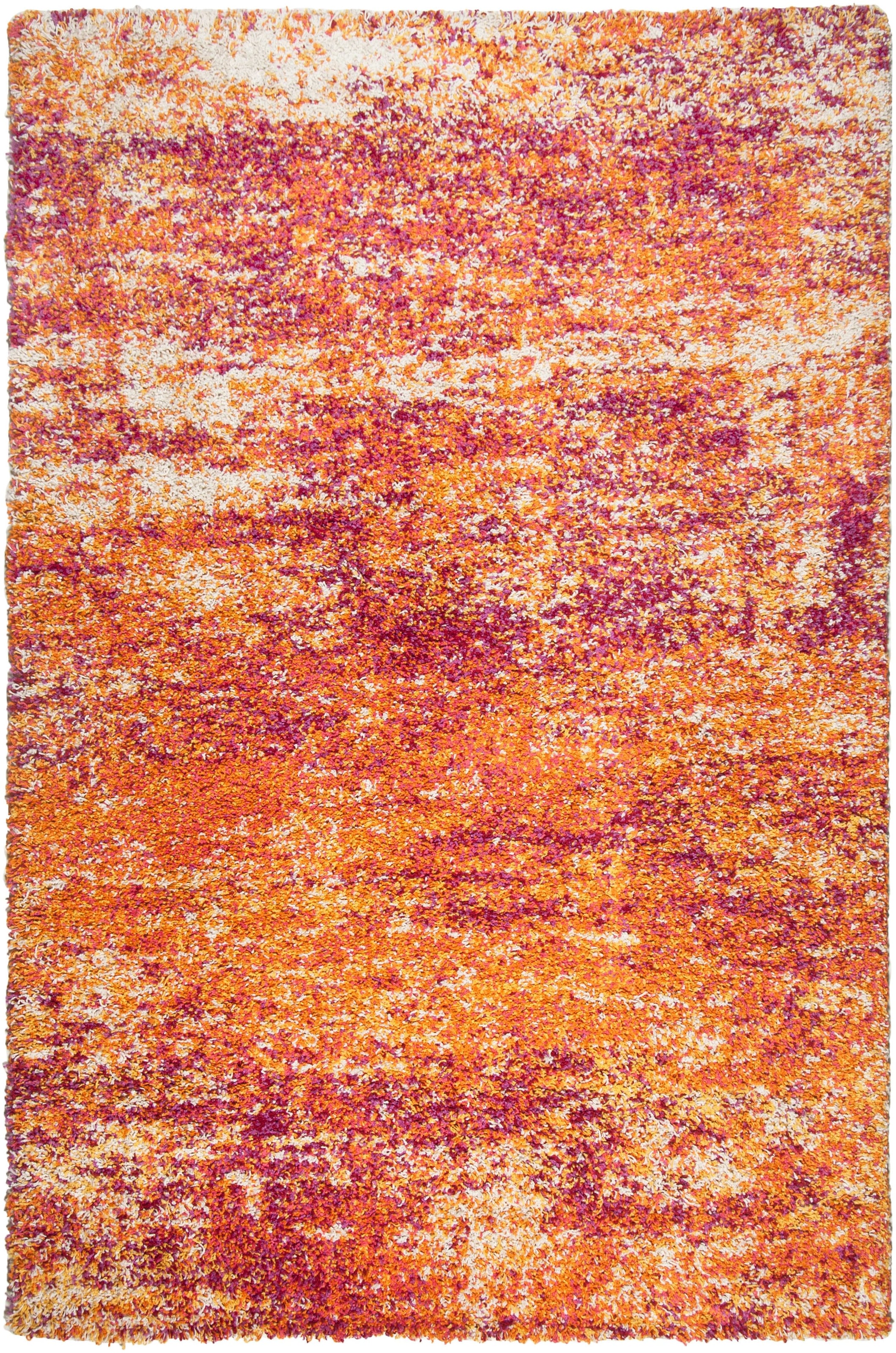 THEKO Hochflor-Teppich »Color Shaggy 521«, rechteckig, 35 mm Höhe, handgewebt, ideal im Wohnzimmer & Schlafzimmer