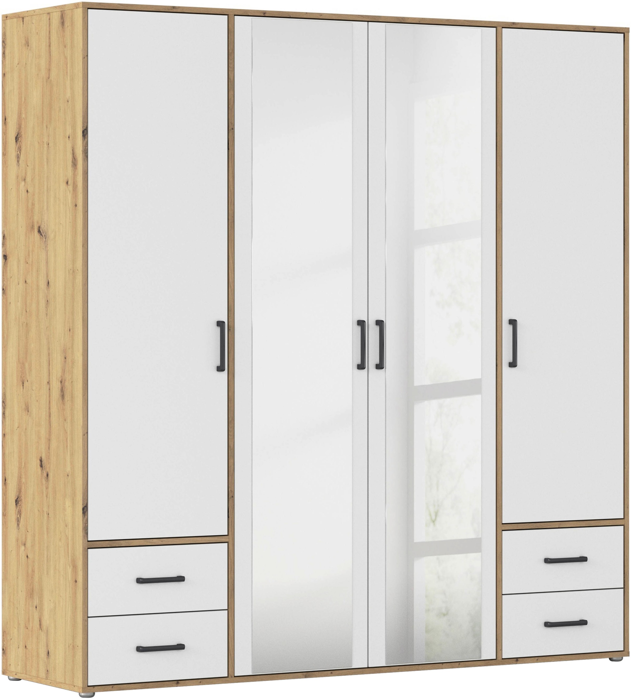 rauch Drehtürenschrank »Voyager«, (in 3 verschiedenen Ausstattungen BASIC/C günstig online kaufen