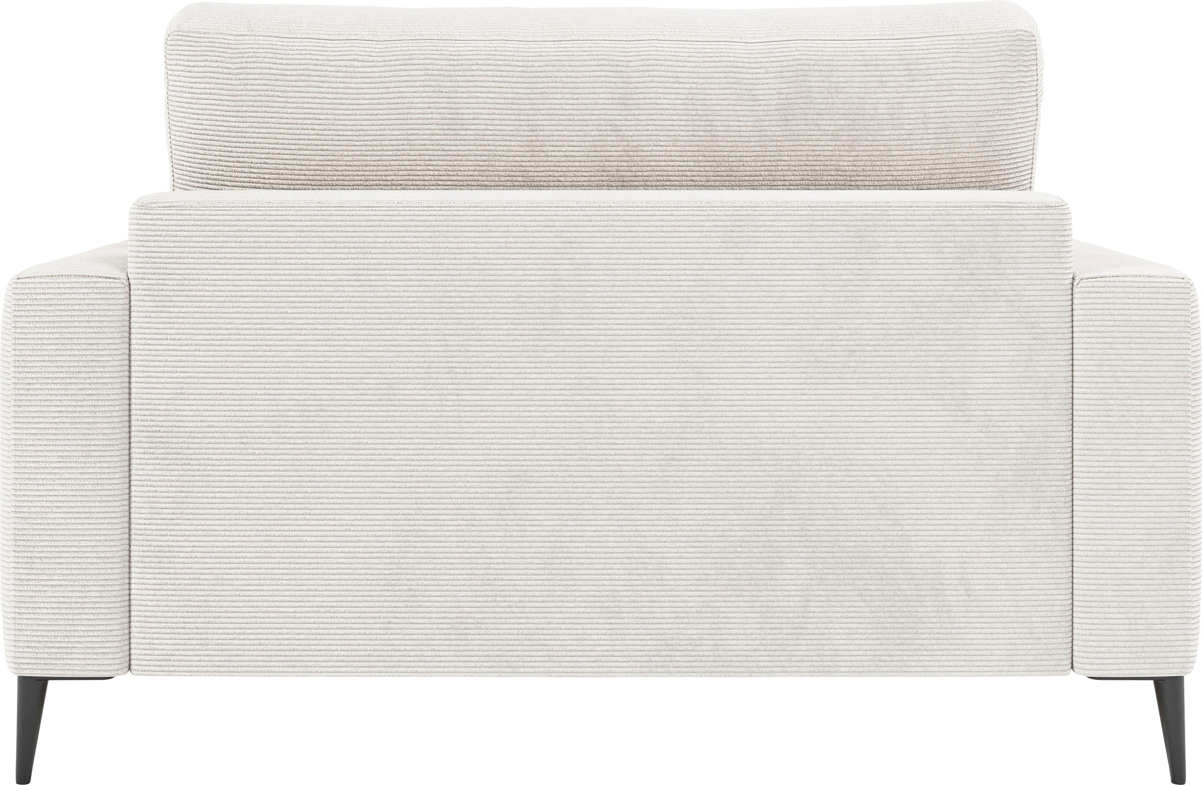 INOSIGN Chaiselongue »Downtown Loungemöbel zum Relaxen, B/T/H: 132/170/84 cm«, auch in Bouclé, Cord und Easy care - leicht mir Wasser zu reinigen