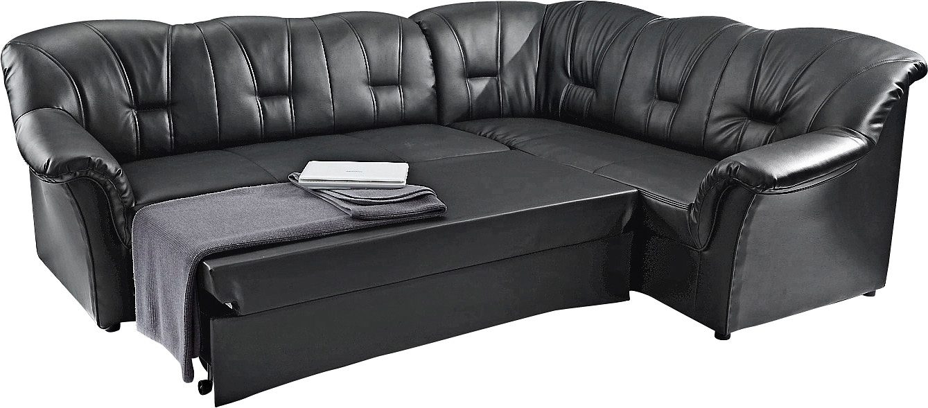 DOMO collection Ecksofa »Papenburg B/T/H: 242/190/84 cm L-Form«, wahlweise mit Bettfunktion, Langer Schenkel links oder rechts