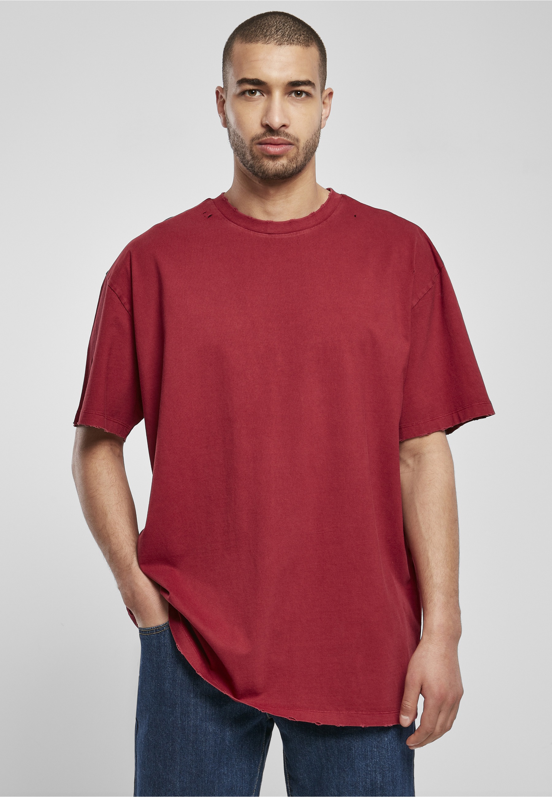 URBAN CLASSICS T-Shirt »Urban Classics Herren Oversized Distressed Tee« 1 Stk.
