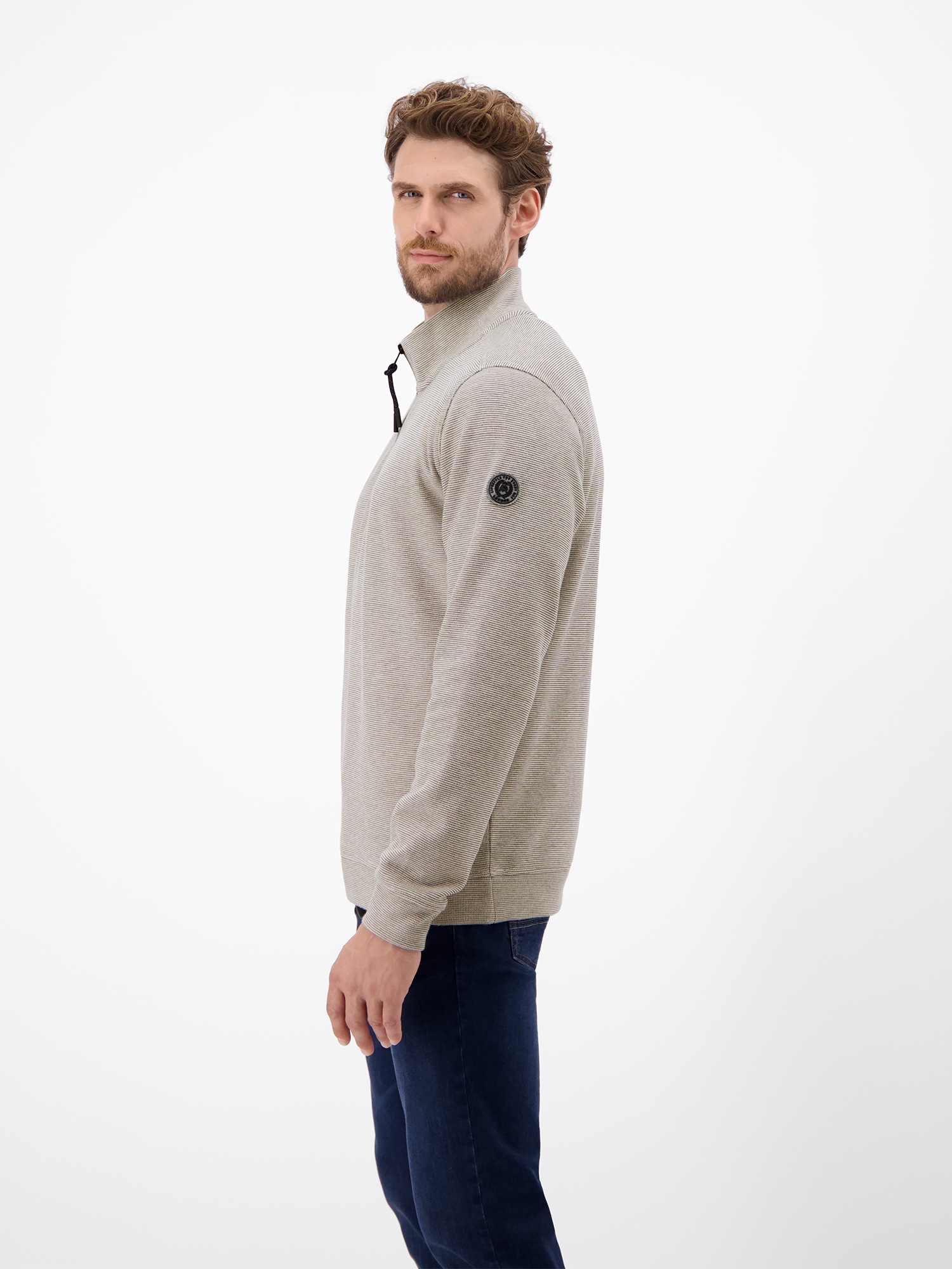 LERROS Sweatshirt »Unifarbener Sweattroyer für Herren«
