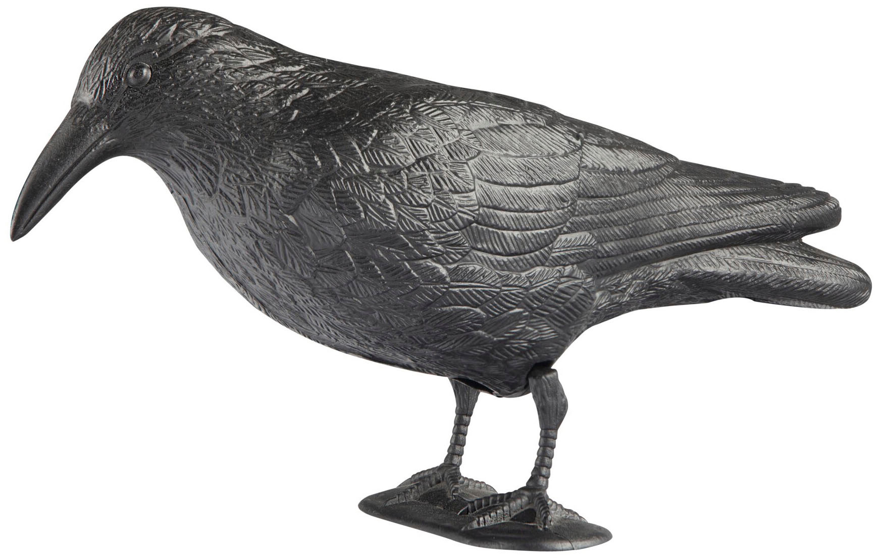 Gartenfigur, Rabe, 37cm, schwarz