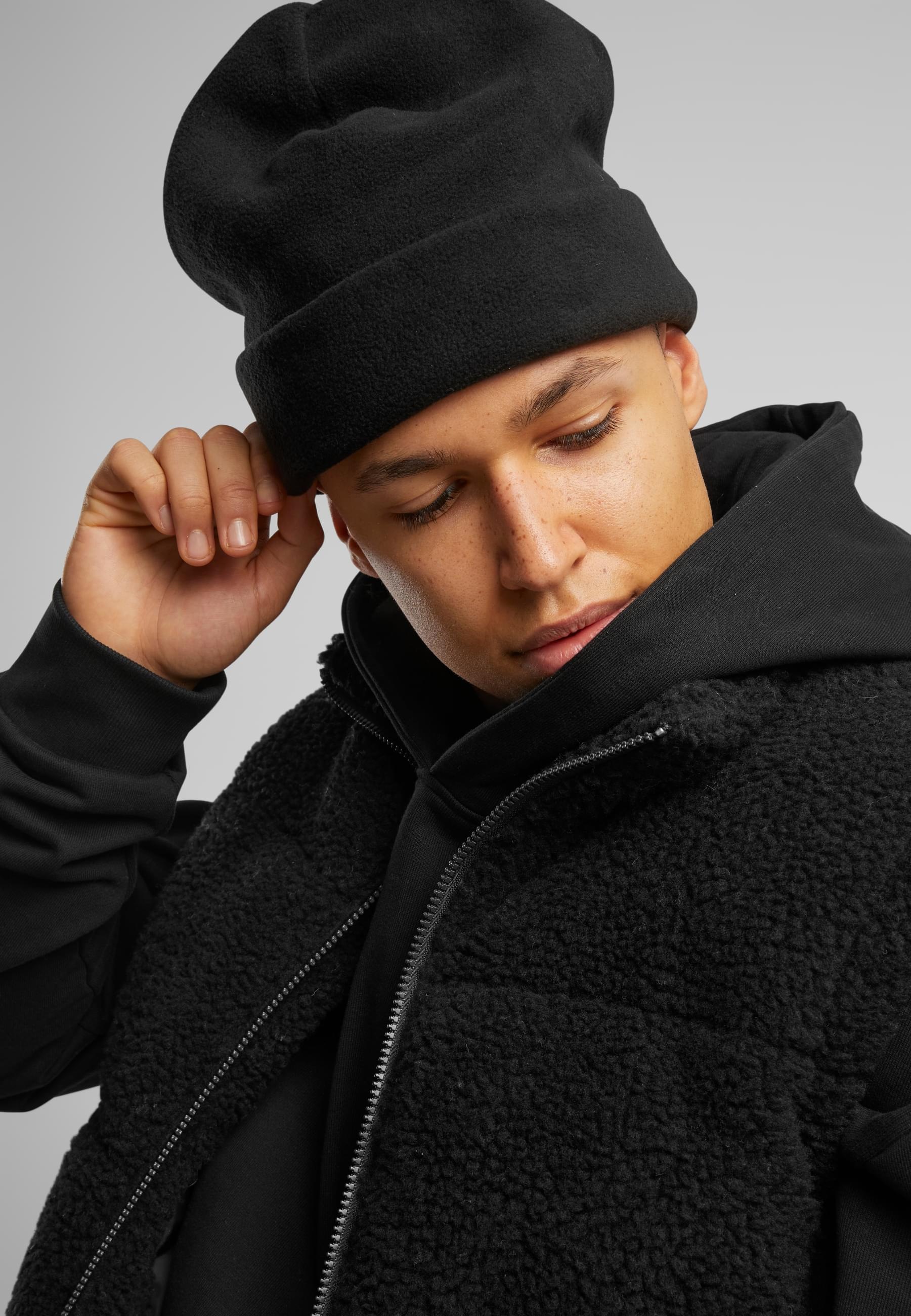 URBAN CLASSICS Beanie »Urban Classics Unisex Fleece Beanie 2-Pack« 1 Stk.