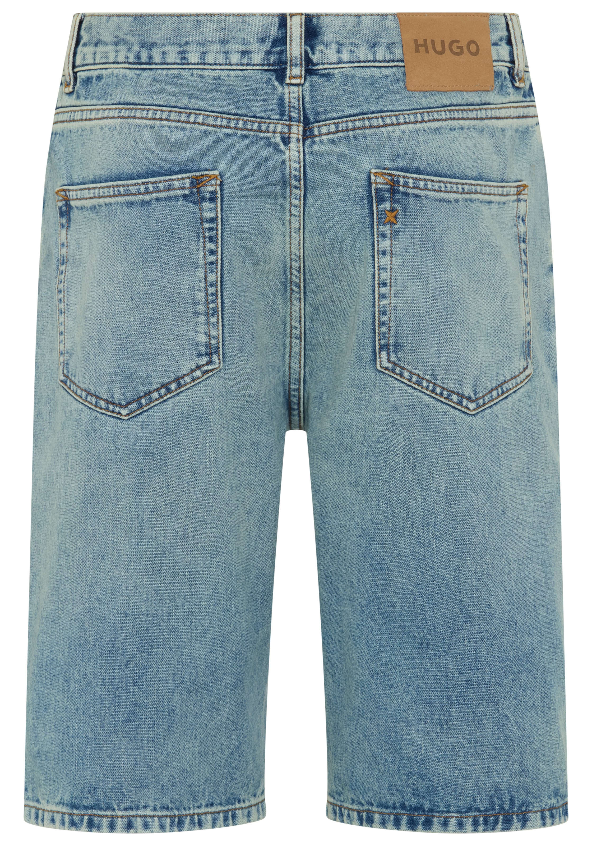 HUGO Skaterbermudas  5-Pocket-Form, Straight Fit, reine Baumwolle