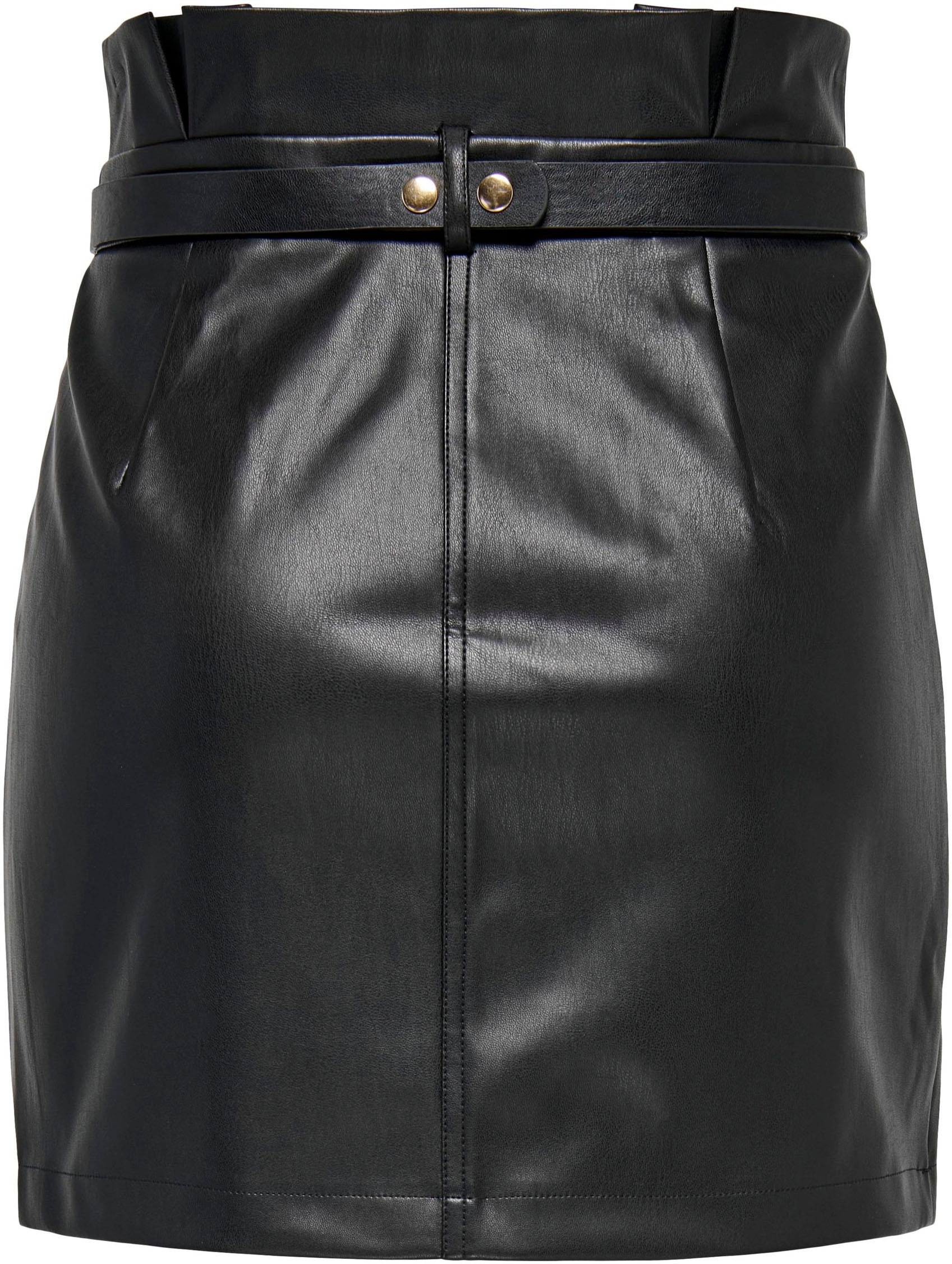 2. Bild von ONLY Lederimitatrock »ONLTINA FAUX LEATHER PENCIL SKIRT OTW«, mit Paperbag Bund