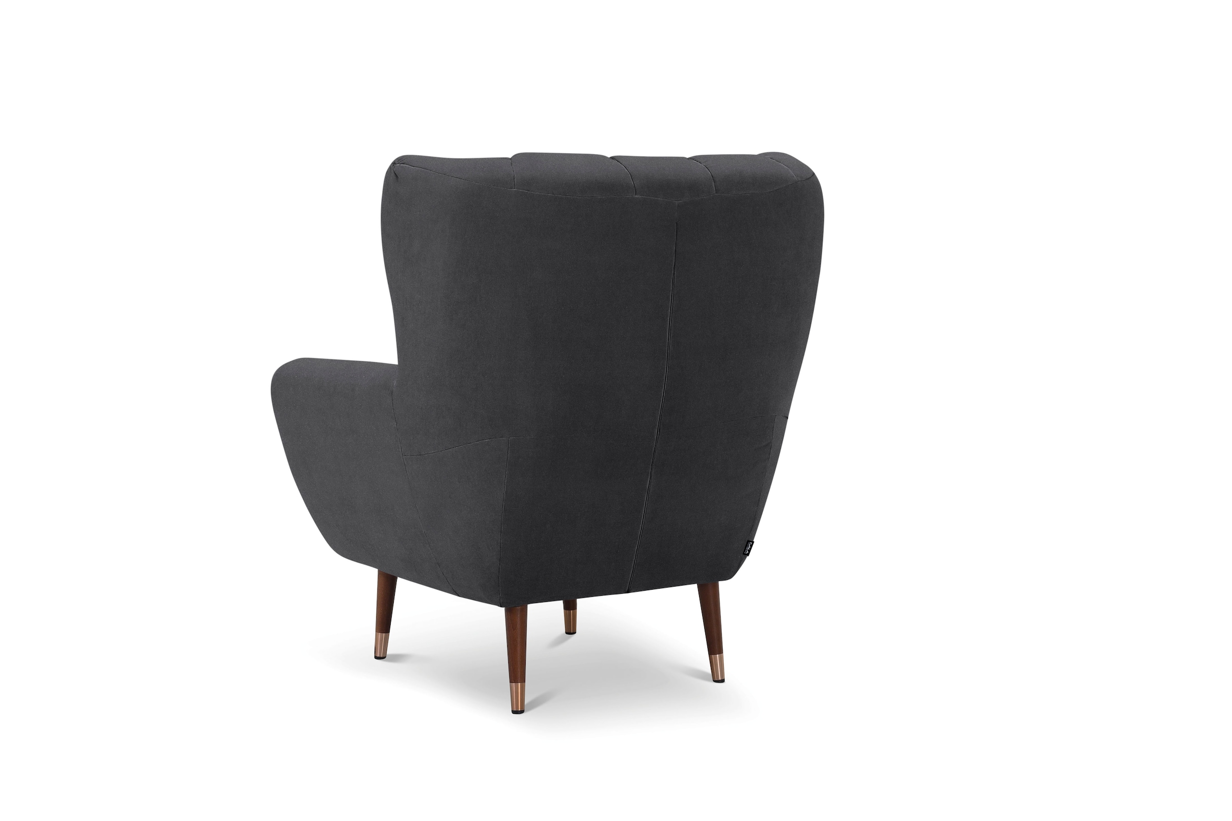 exxpo - sofa fashion Sessel »Polly, Ohrensessel, Loungesessel«, bequem mit hoher Rückenlehne, hohe Füße, hochwertige Bezüge