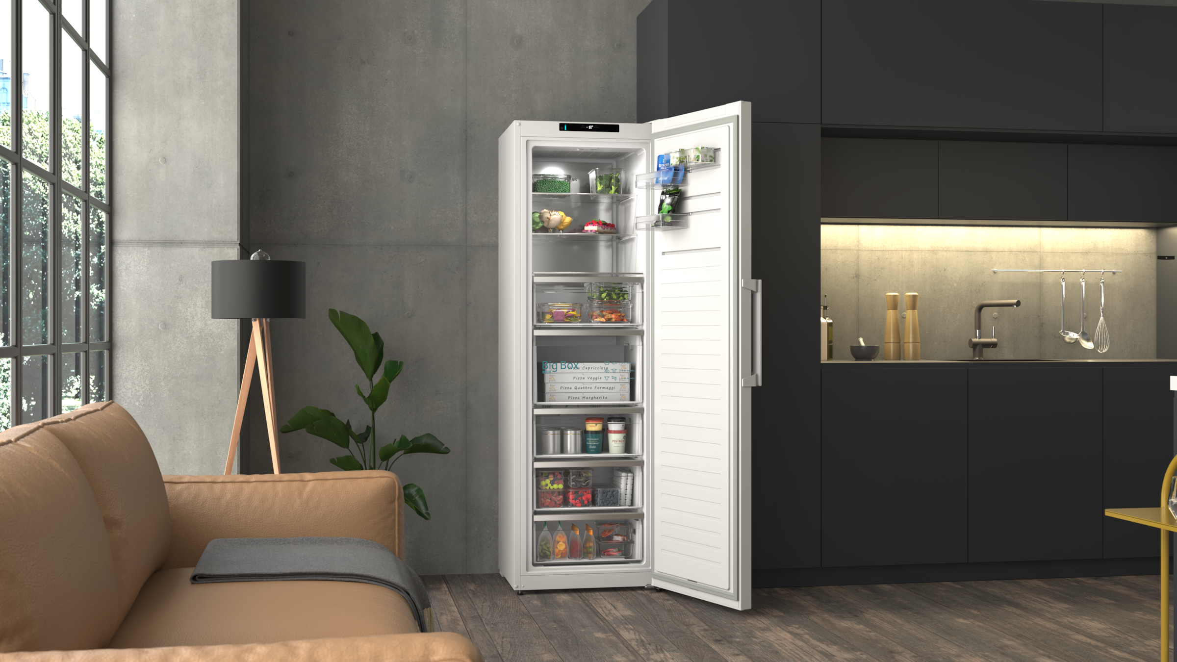 SIEMENS Gefrierschrank NoFrost iQ300 »GS36NVWCG« 186,2 cm hoch 59,5 cm breit
