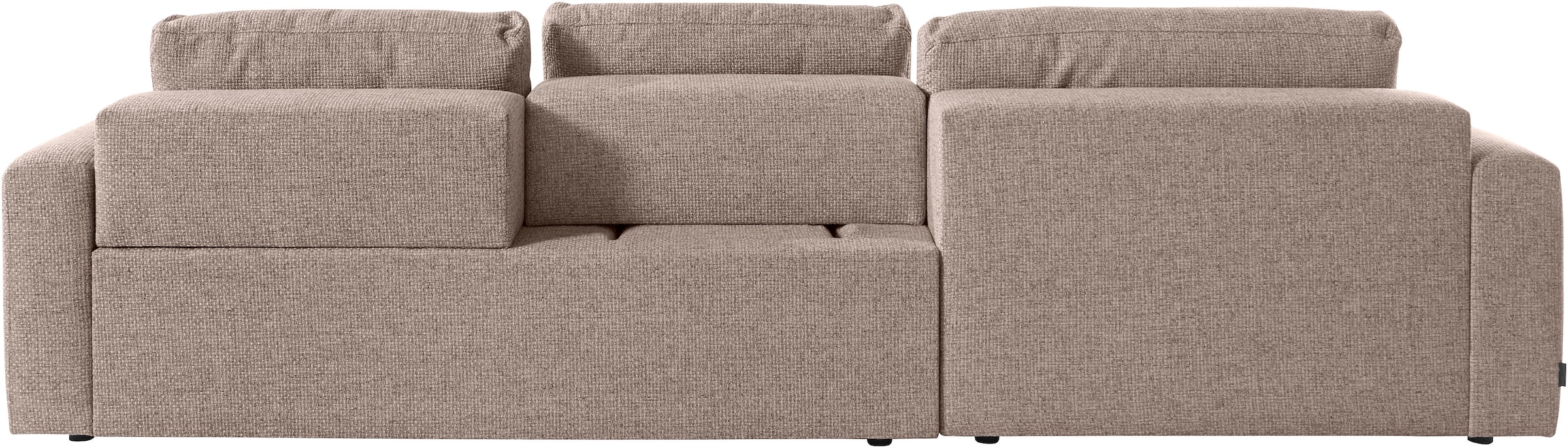 Places of Style Ecksofa »Bloomfield, L-Form«, extra tiefe Sitzfläche, wahlweise mit Sitztiefenverstellung
