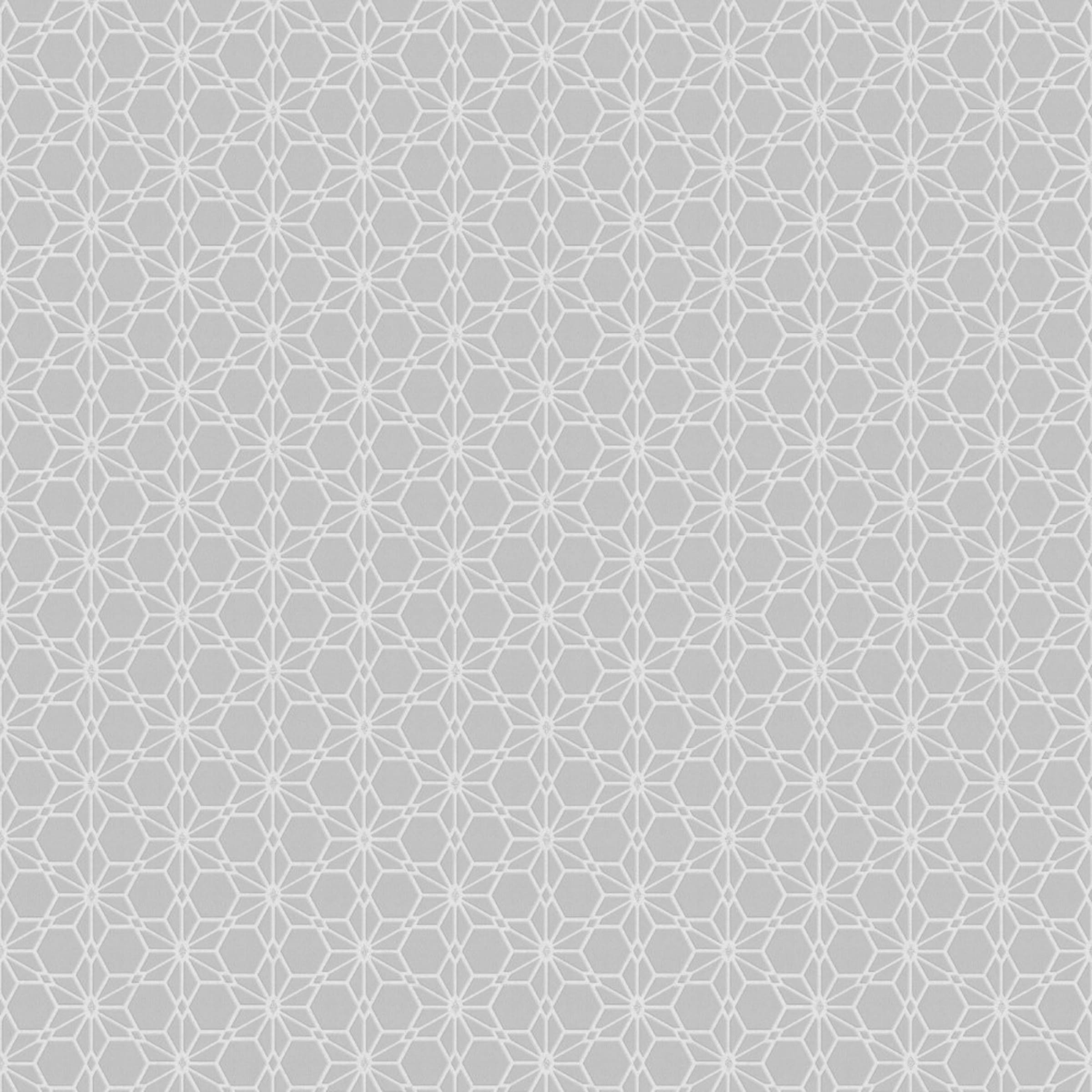 WOW Vliestapete »Mini Design« geometrisch aufgeschäumt Grau - 10m x 52cm günstig online kaufen