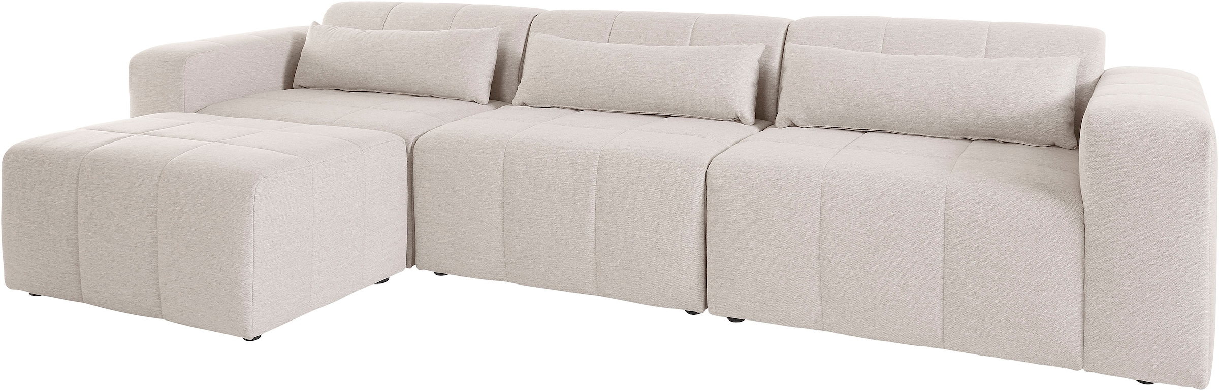 LeGer Home by Lena Gercke Ecksofa »Maileen L-Form«, Modulsofa, bestehend aus 4 Modulen, Farben mixbar