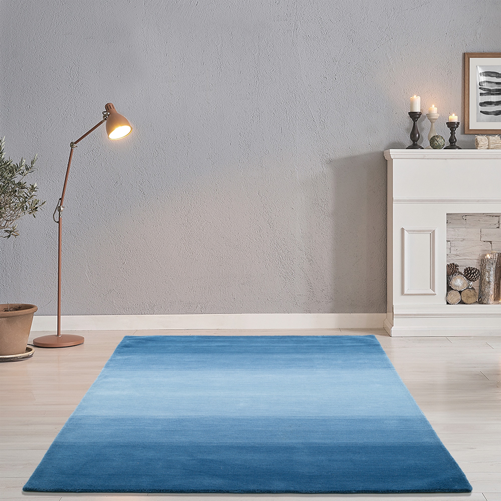 THEKO Wollteppich »Wool Comfort«, rechteckig, 14 mm Höhe, Handweb Teppich, günstig online kaufen