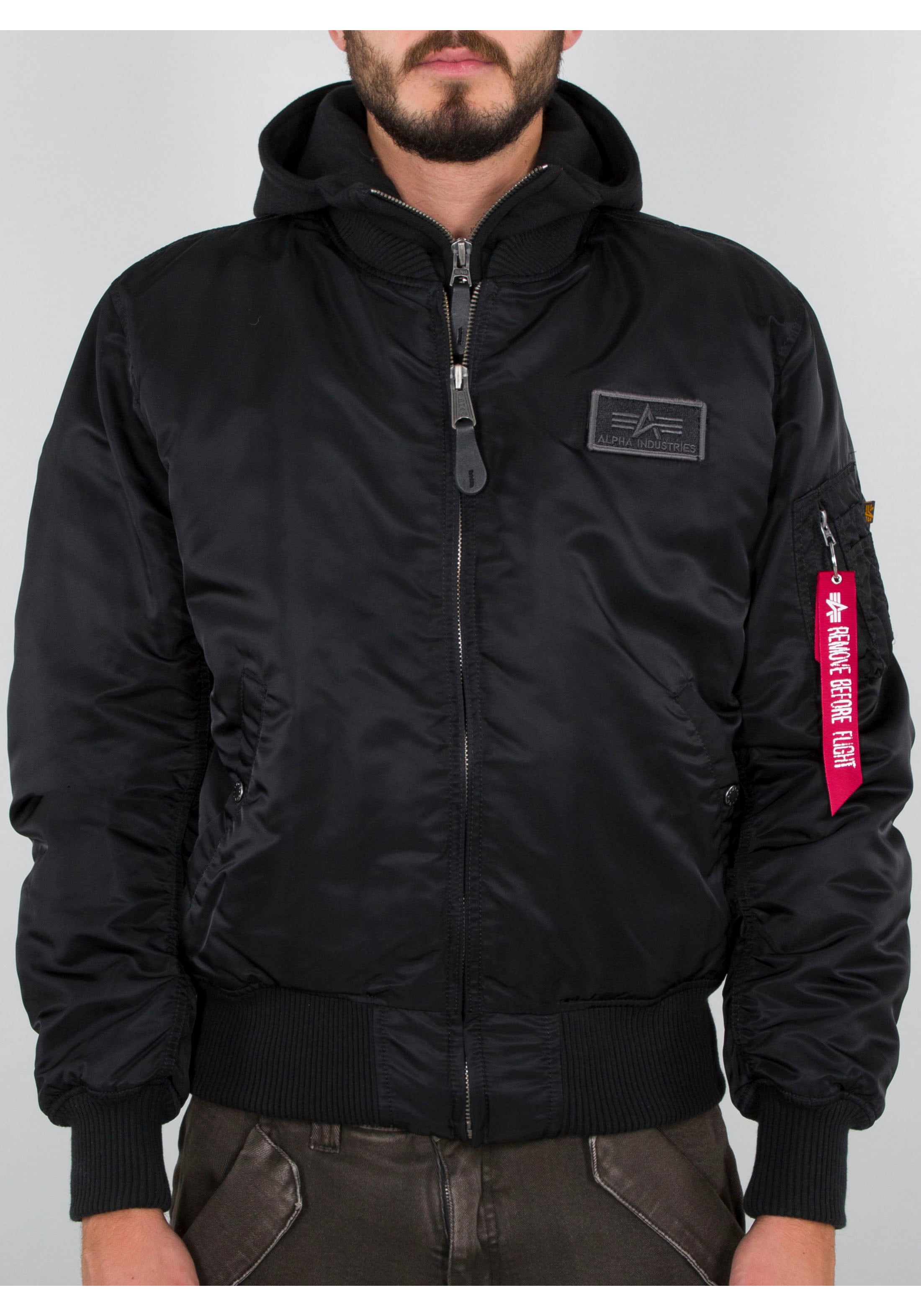 Alpha Industries Bomberjacke »MA-1 D-TEC«, mit Kapuze