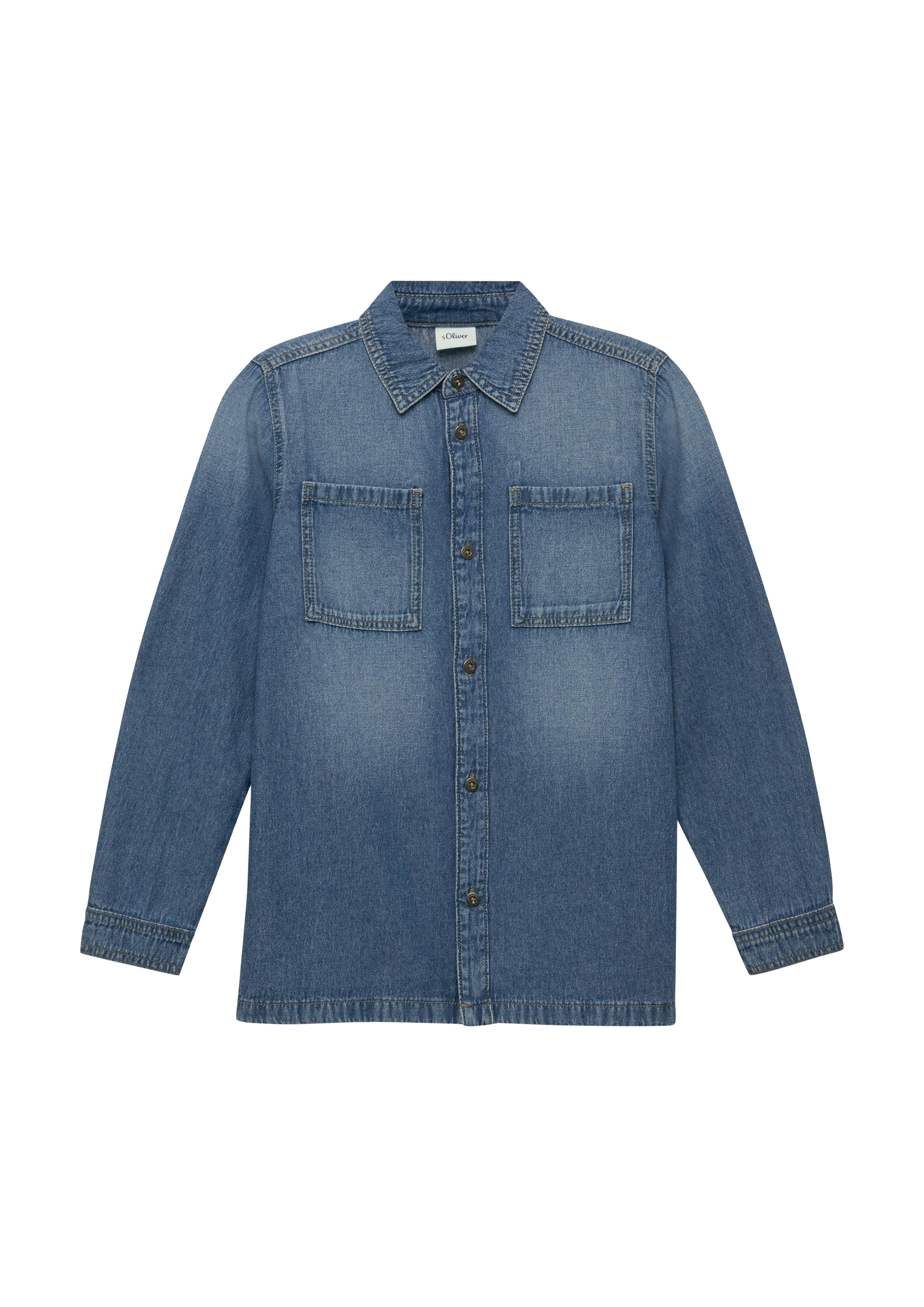 s.Oliver Junior Jeanshemd mit Brust Taschen