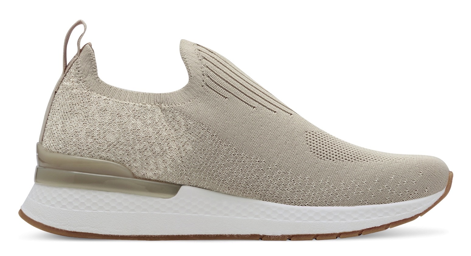 Tamaris Slip-On Sneaker, Keilsneaker, Slipper, Freizeitschuh, Halbschuh mit T-Logoschriftzug