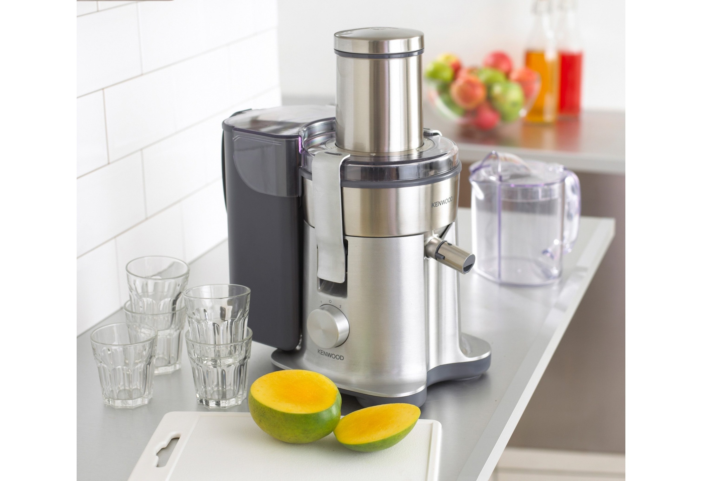 KENWOOD Entsafter »JE 850« 1000 W 12 Geschwindigkeiten Silber