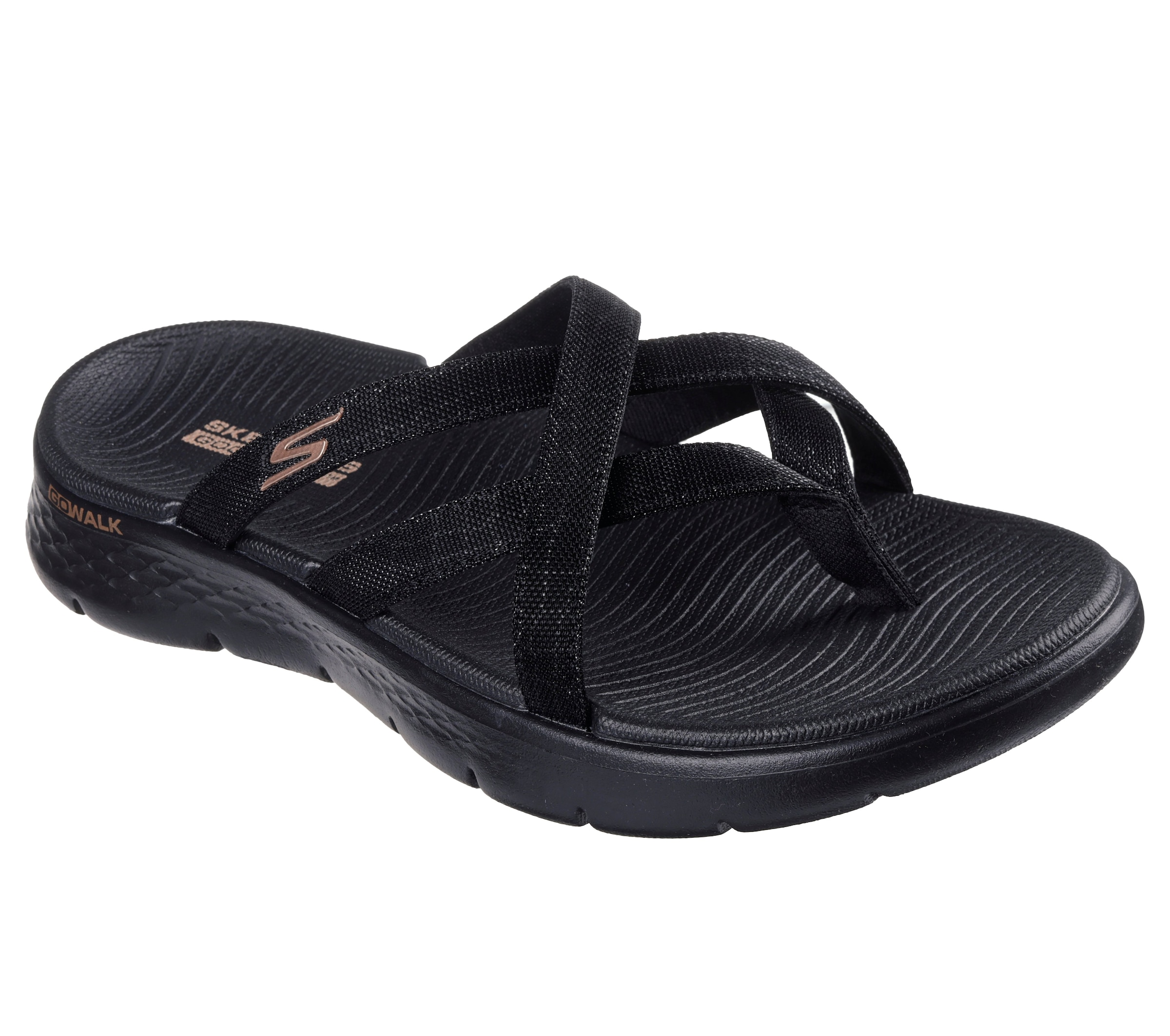 Skechers Zehentrenner »GO WALK FLEX SANDAL-SSSELENA«  Sommerschuh, Strandschuh, Sandale, Badeschuh mit Komfortfußbett