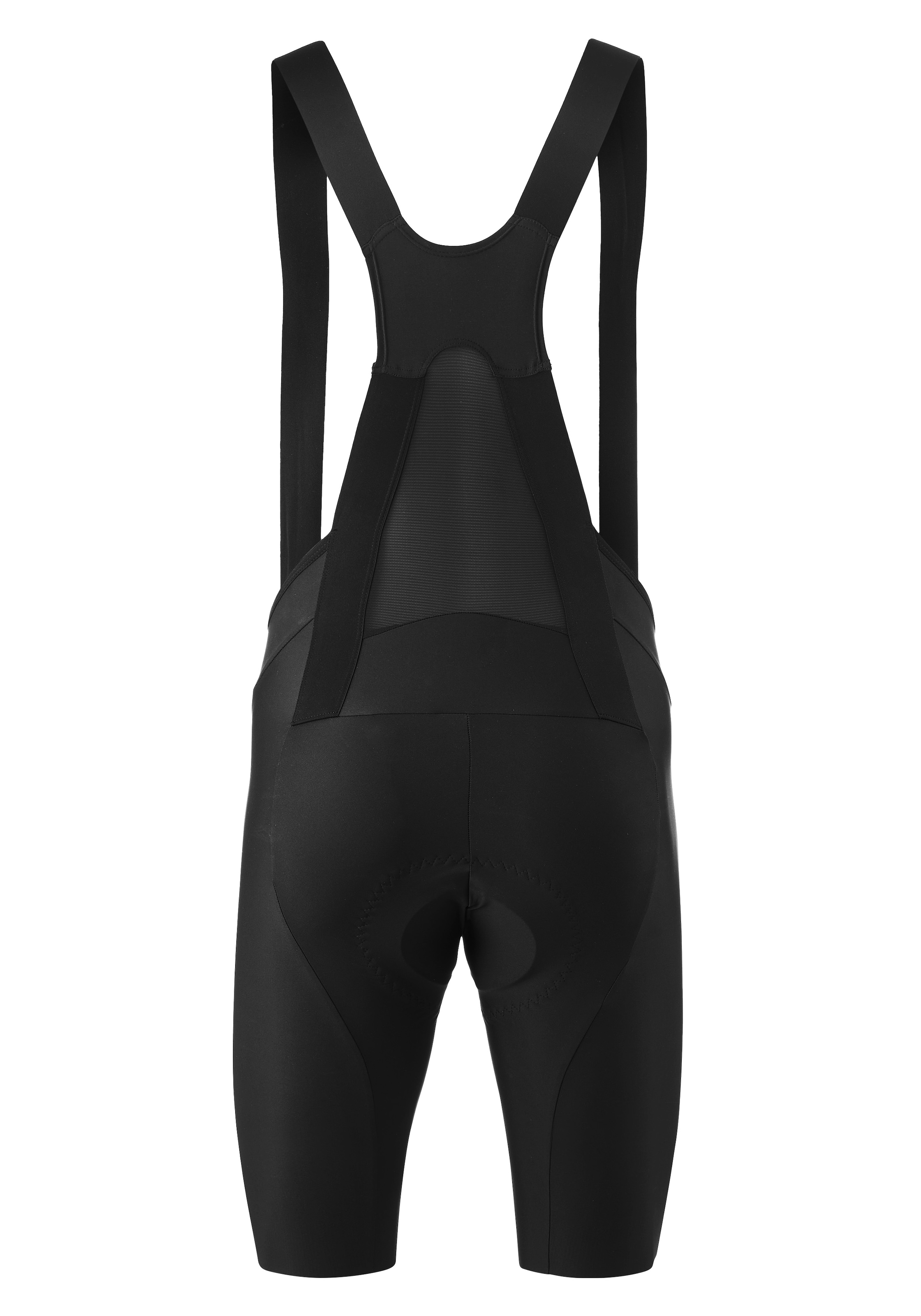 Gonso Fahrradhose »Ride Miles Bib Long Circle M«, Um 4cm verlängertes Bein mit Lasercut-Beinabschlüssen