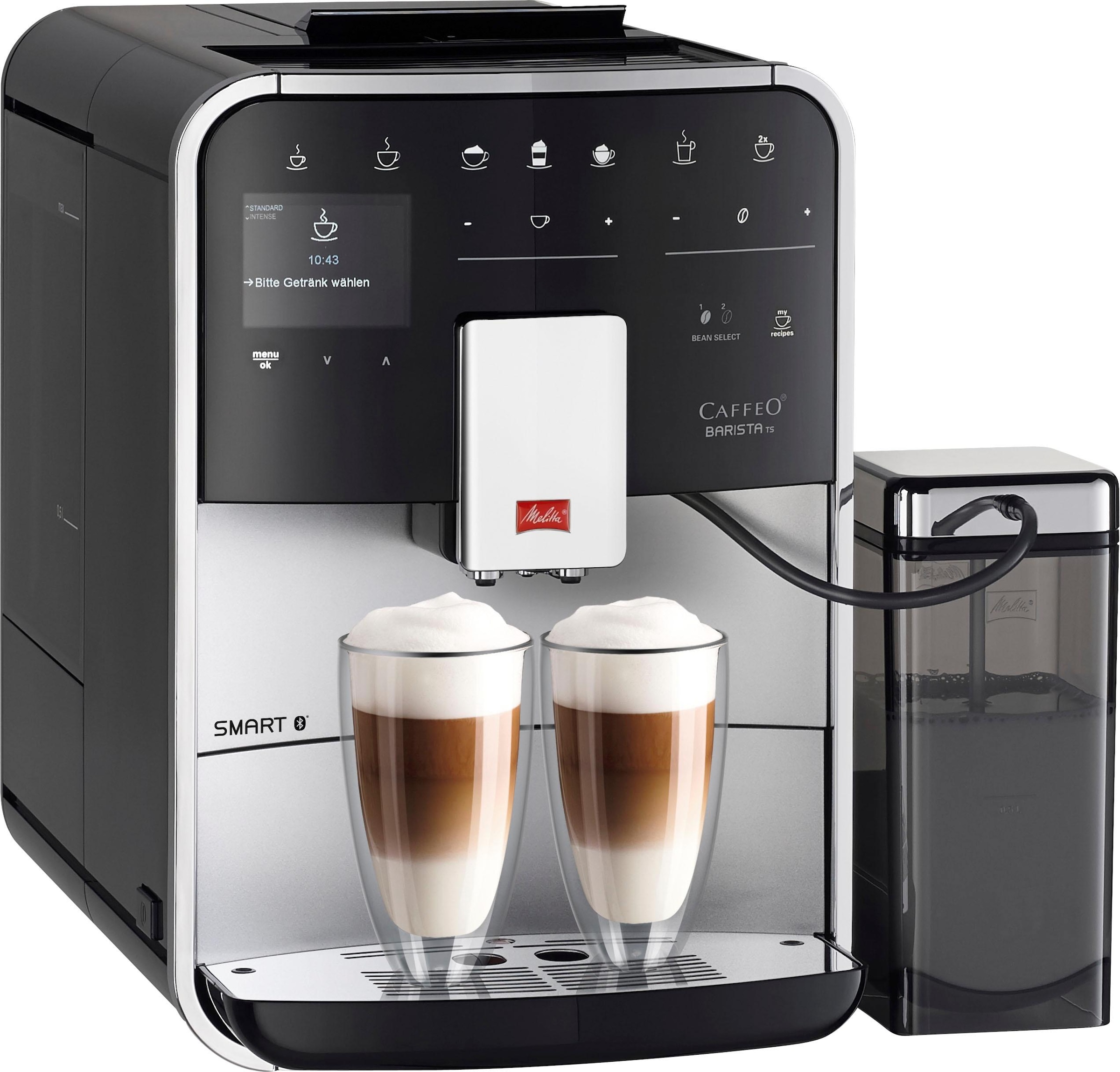 Kaffeevollautomat »Barista TS Smart® F850-101, silber«, 21 Kaffeerezepte & 8...