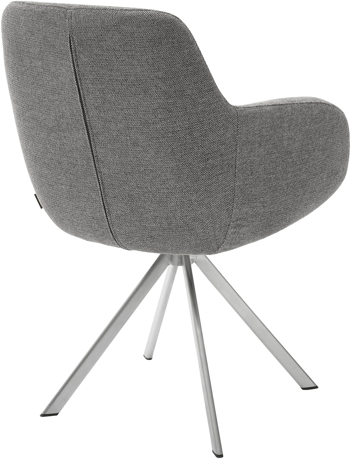 Musterring Esszimmerstuhl »Tavia«, (Set), 2 St., Chenille, Stativgestell Edelstahl, wahlweise mit Drehfunktion, diverse Farben