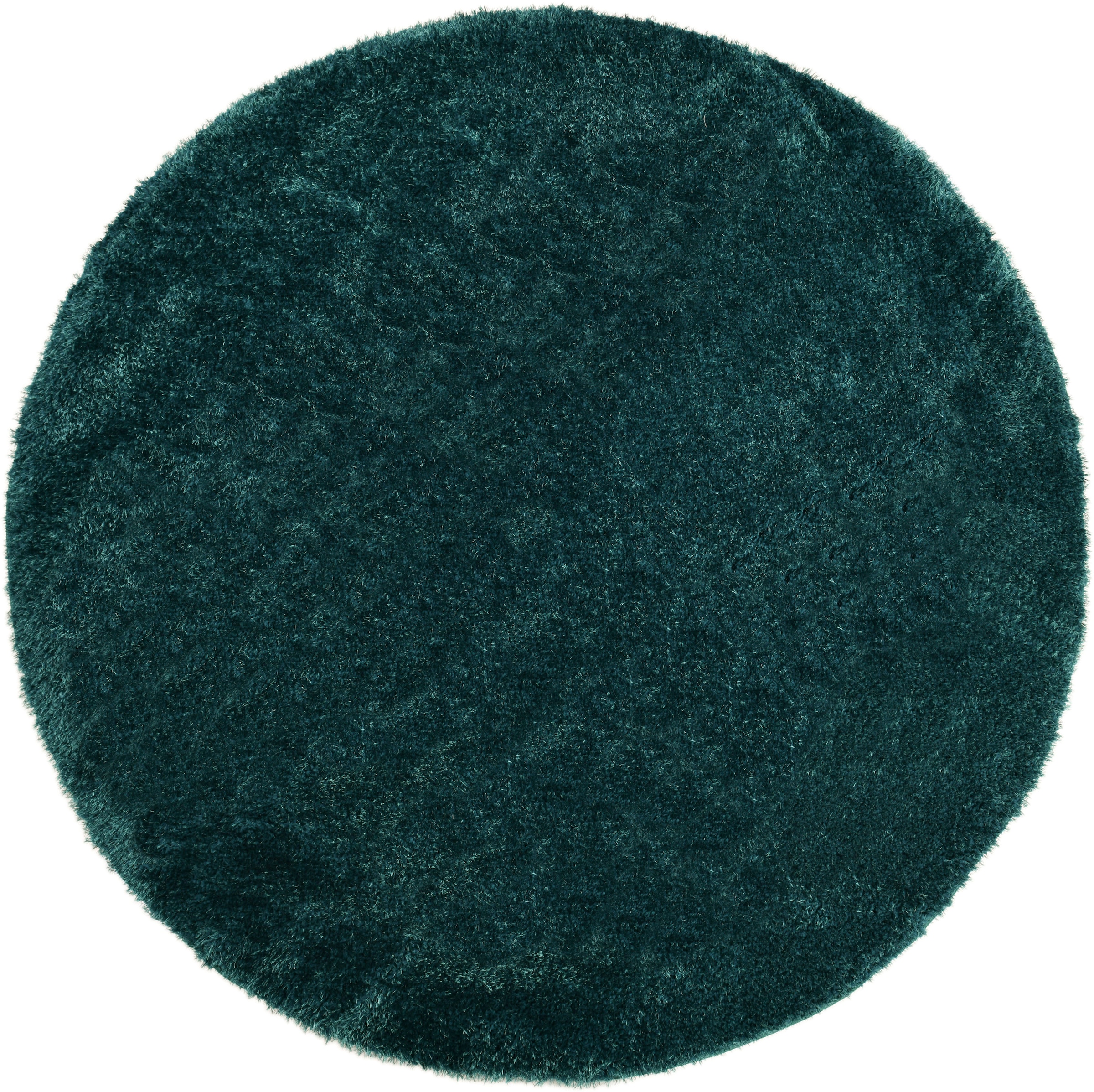 my home Hochflor-Teppich »Malin«, rund, 43 mm Höhe, Uni-Farben, leicht glänzend, besonders flauschig durch Mikrofaser