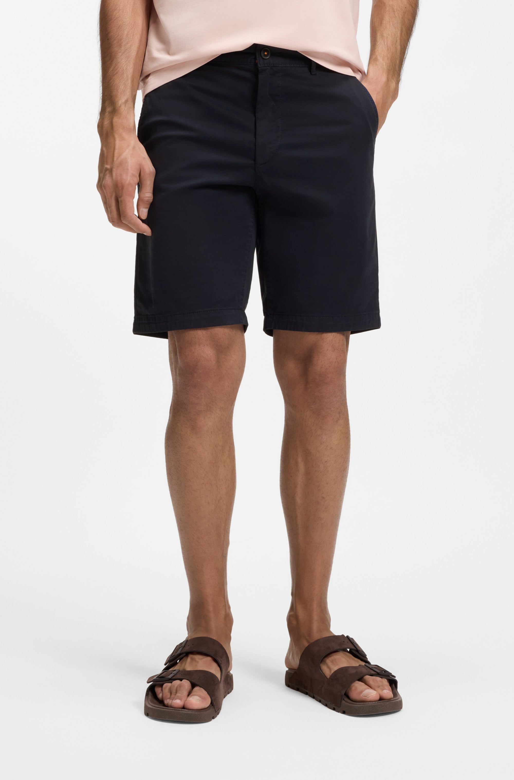 BOSS ORANGE Chinoshorts »slim Shorts«  in moderner Passform