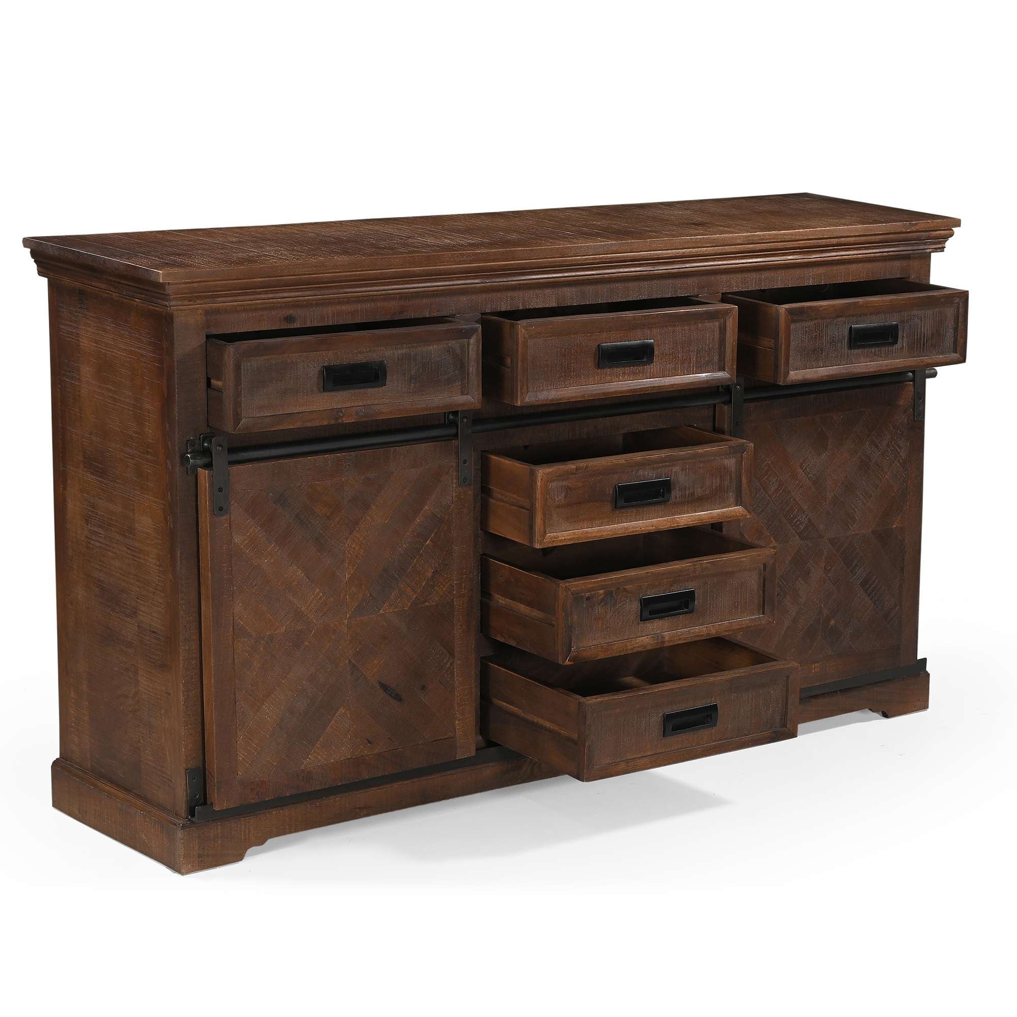 OTTO home Sideboard »Don Barn« mit 2 Schiebetüren, handgefertigt, Unika-Möbel, Breite 160 cm