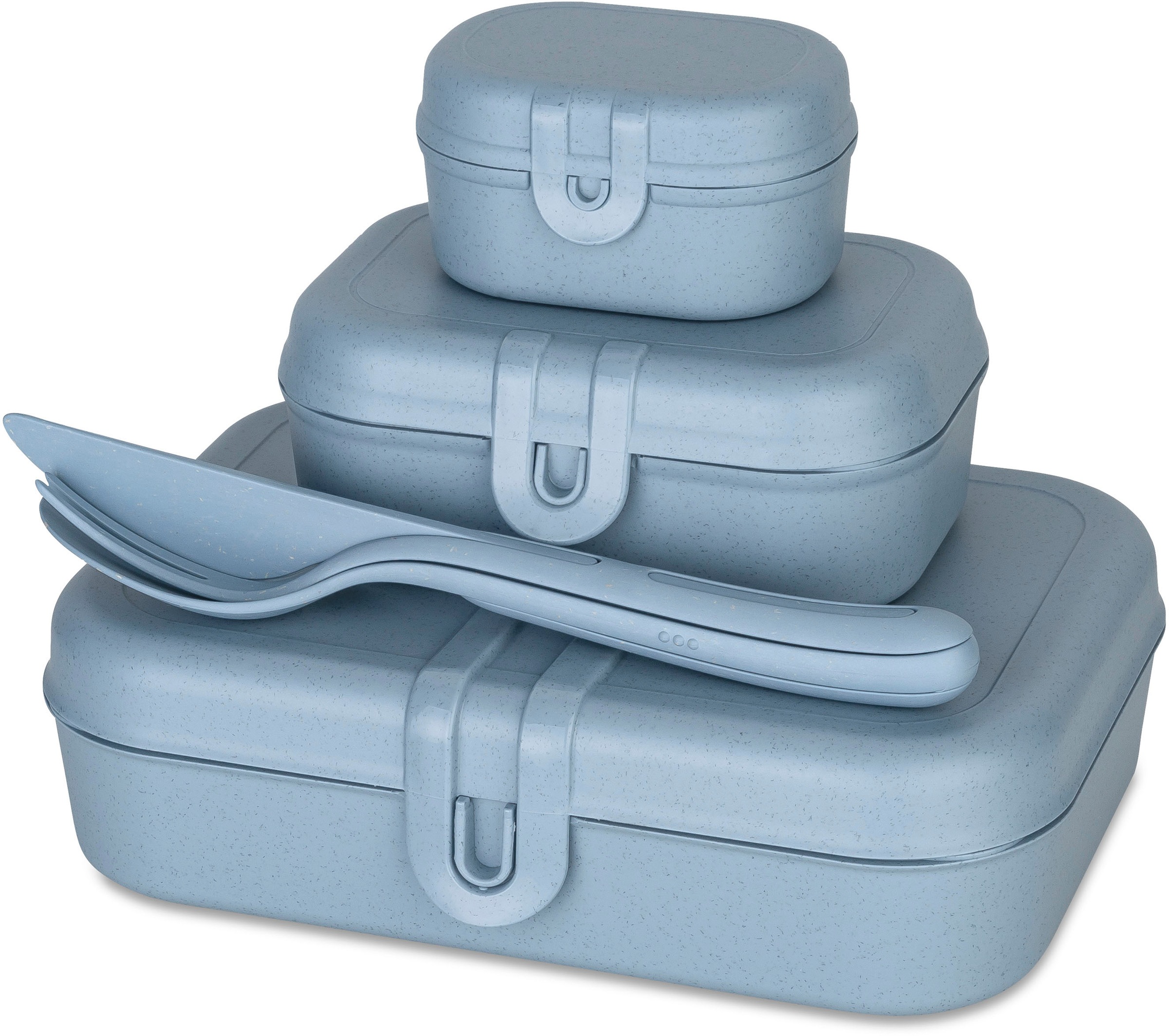 KOZIOL Lunchbox »+ Besteck-Set PASCAL READY« Set, 4 Stk. tlg. Made in Germa günstig online kaufen