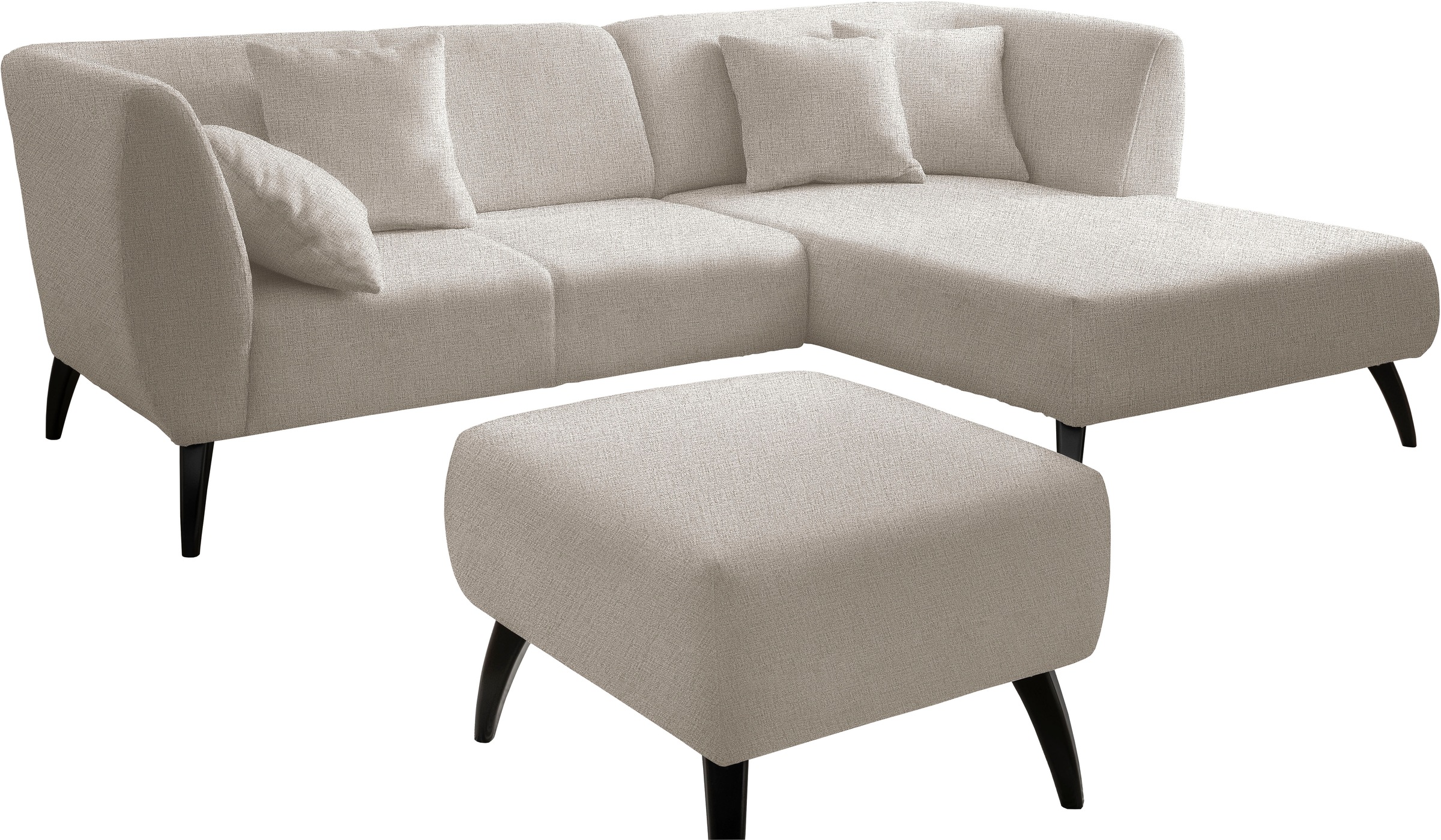 INOSIGN Ecksofa »Colori Polstermöbel mit zeitlos eleganter Rückenführung. L günstig online kaufen