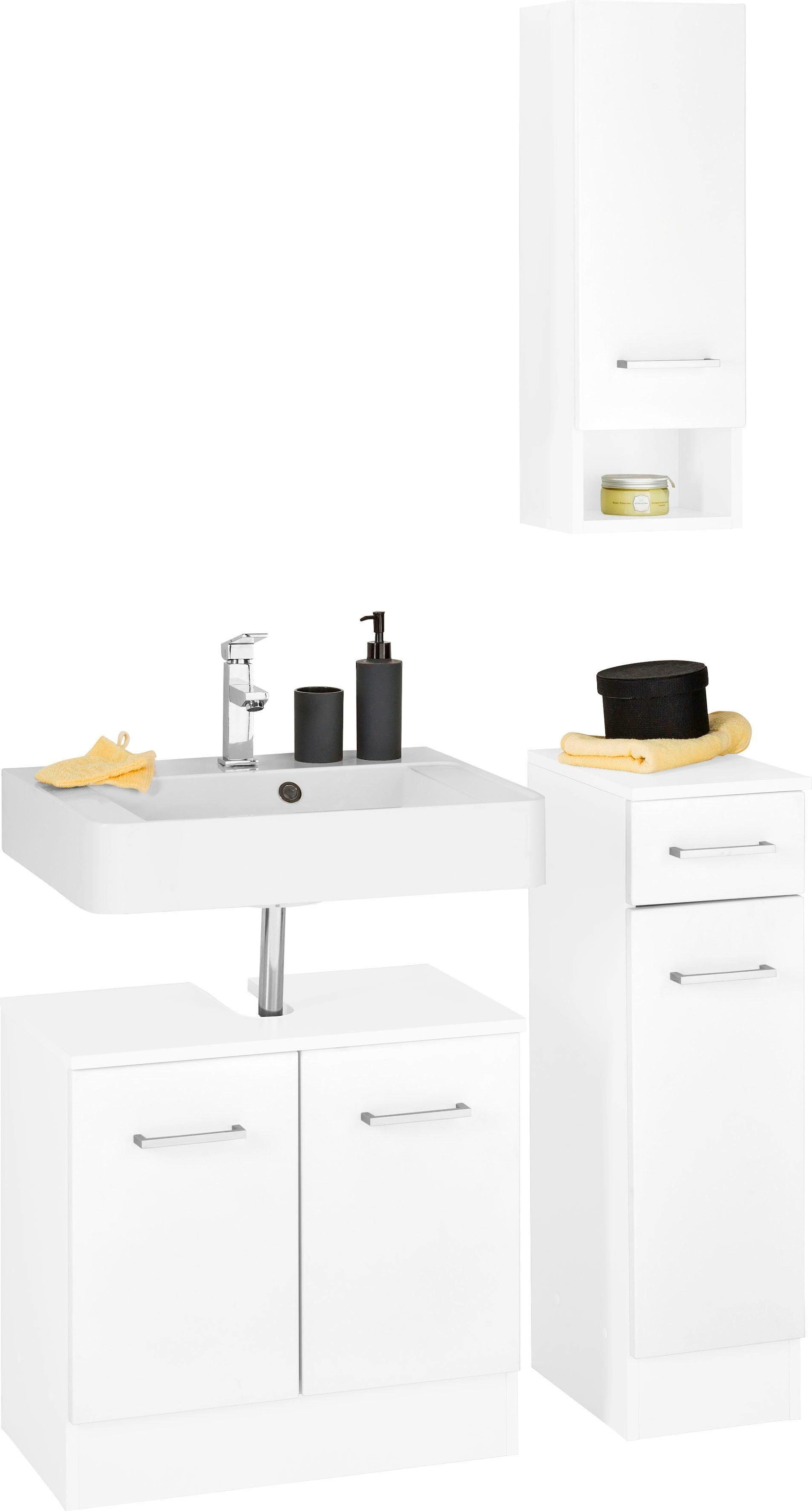 welltime Badmöbel-Set »Ribera« 3 Stk. tlg. günstig online kaufen