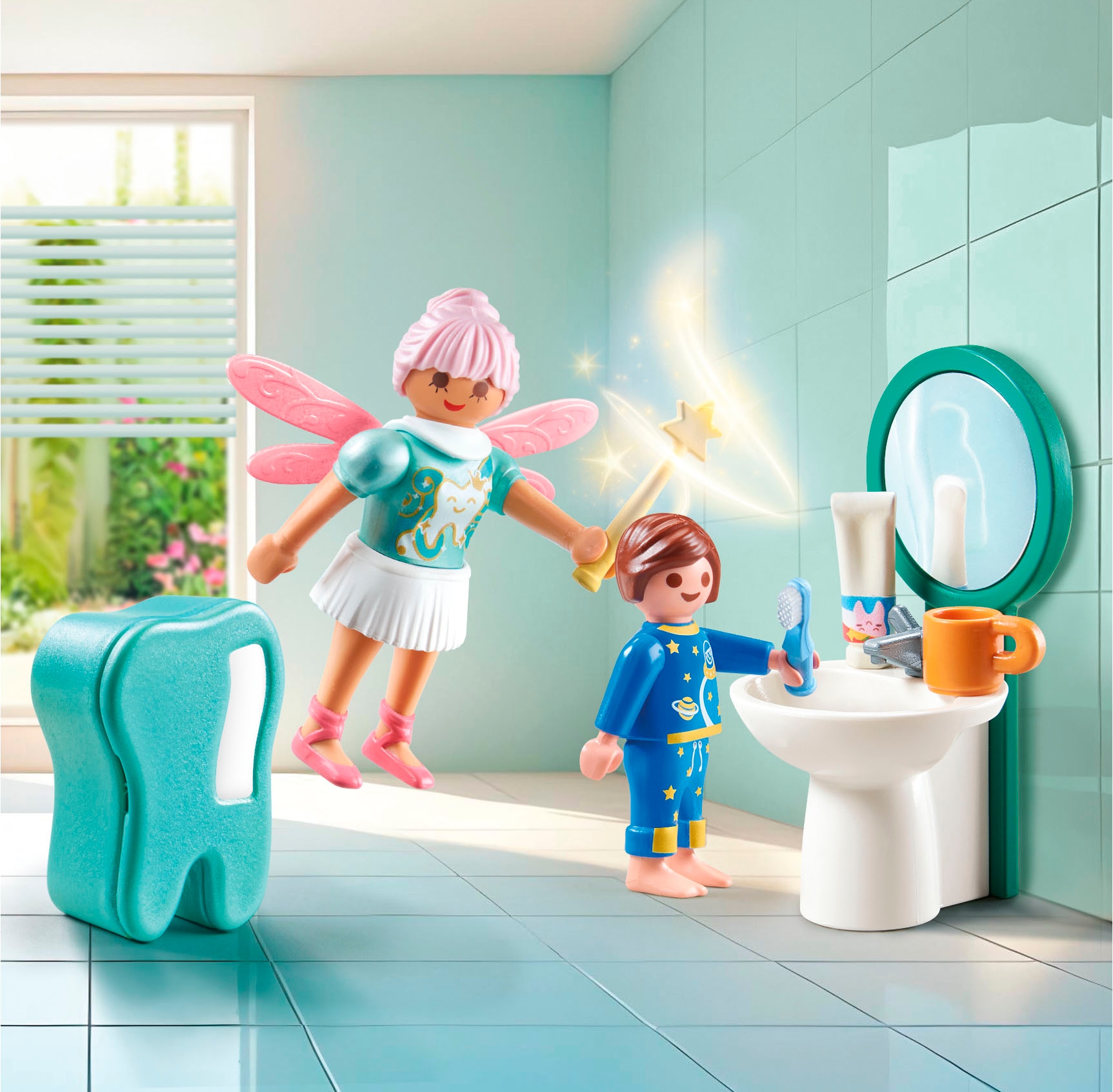 Playmobil® Konstruktions-Spielset »Zahnfee (71967), Playmobil Gift Set«, (15 St.)