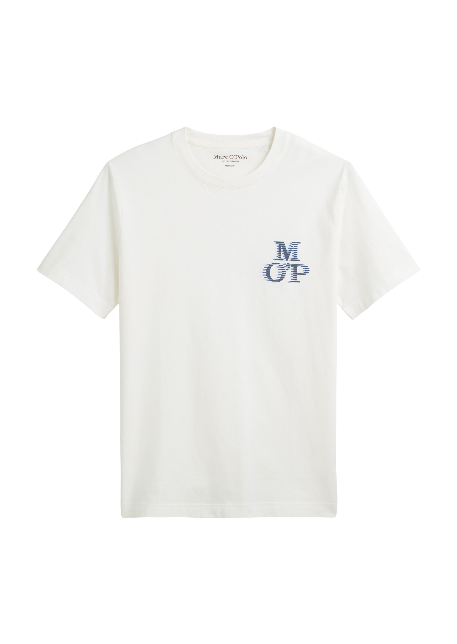 Marc O'Polo T-Shirt, markantes Logo in 3D-Optik auf der Brust