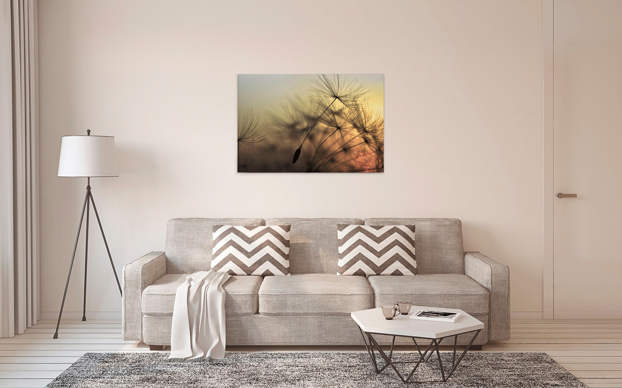 A.S. Création Leinwandbild »Flying Dandelion«, Keilrahmenbild