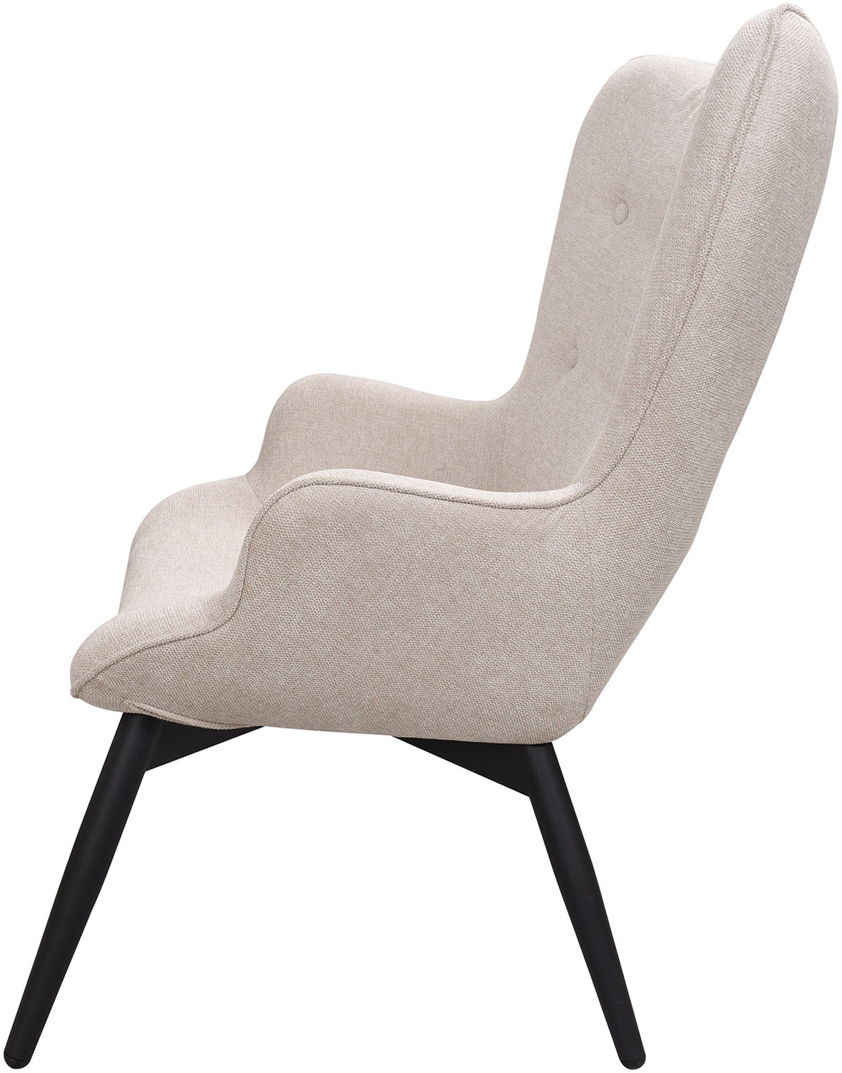 SalesFever Sessel, (1 St.), Zierknöpfe in der Rückenlehne