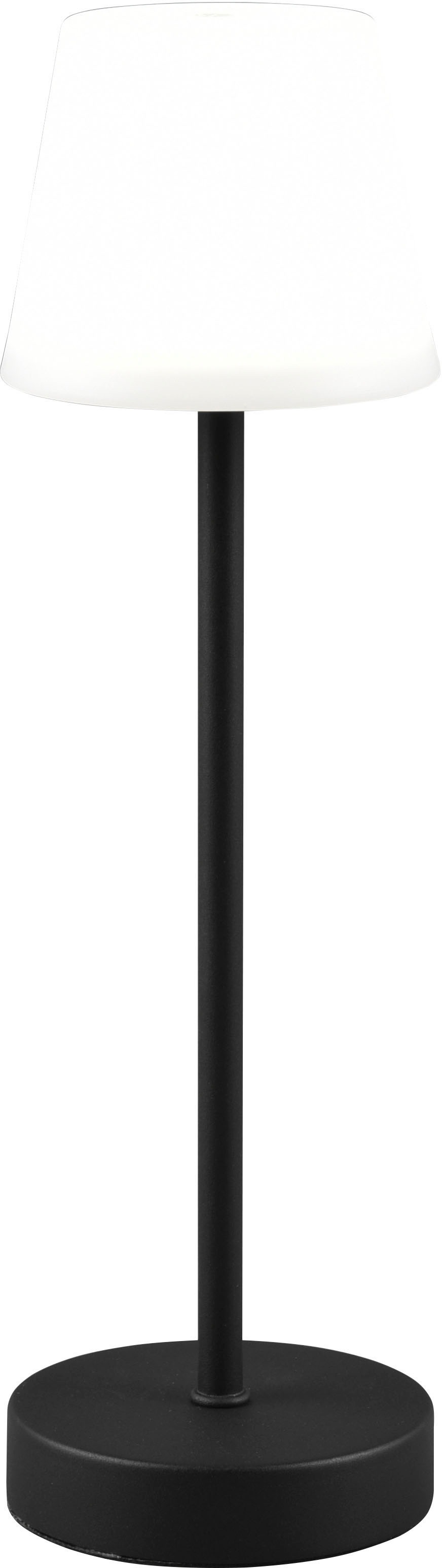 REALITY Leuchten LED Außen-Tischleuchte »Martinez«, 1 flammig, Leuchtmittel LED-Board | LED fest integriert, Touch Tischlampe dimmbar Lichtfarbe einstellbar, Akku, USB-C Anschluss