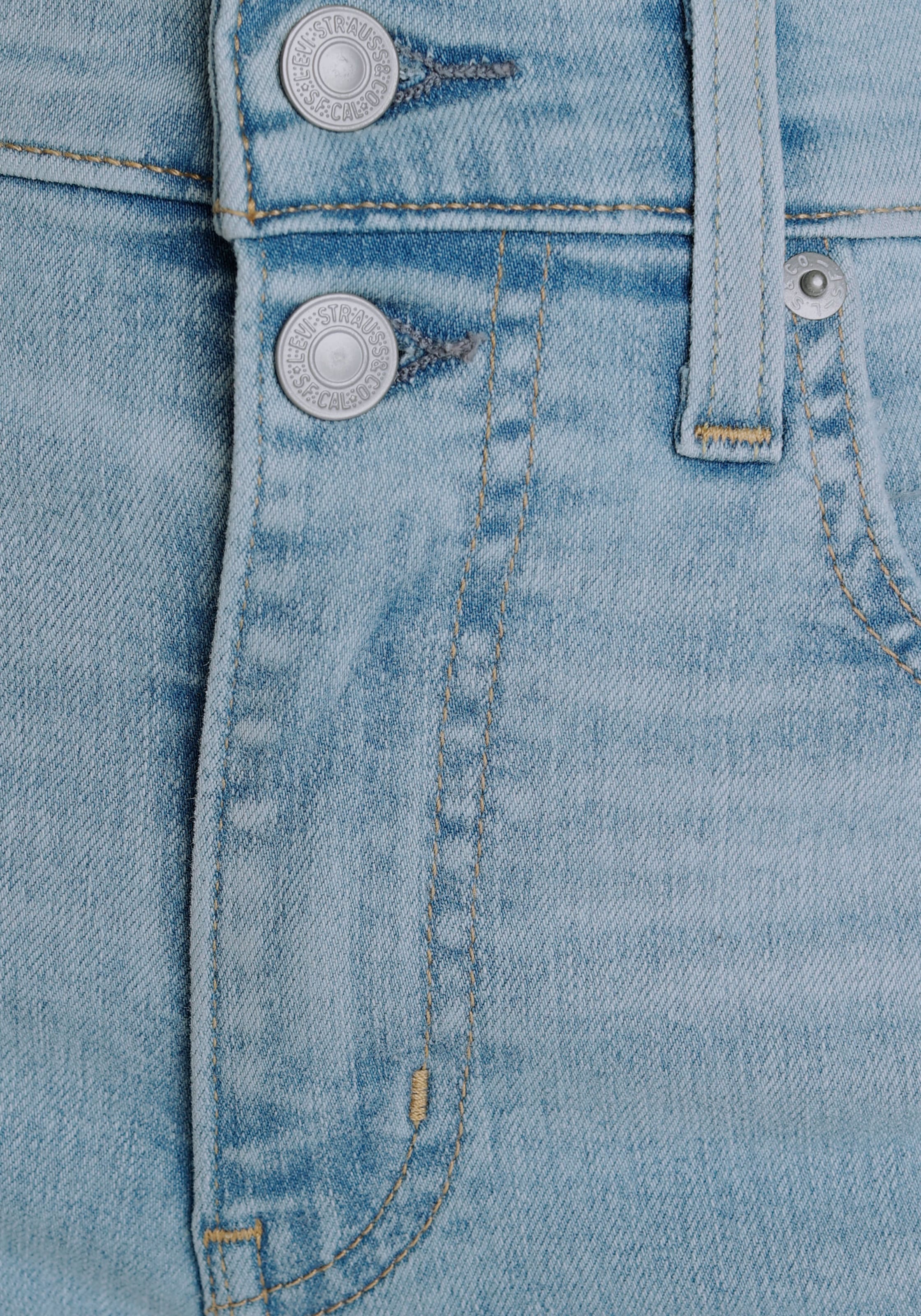 Levi's® 5-Pocket-Jeans »724 BUTTON SHANK«, mit Reisverschlussdetail am Saum
