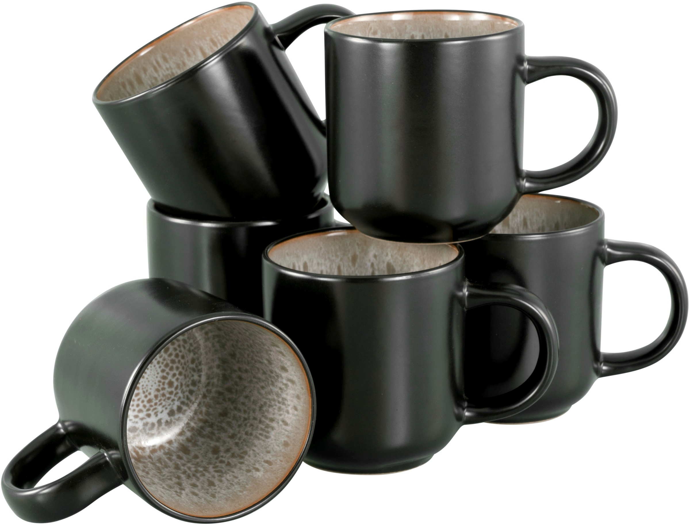 my home Becher »modernes 6-teiliges Kaffeebecher-Set Nydala«, (Set, 6 tlg.) günstig online kaufen