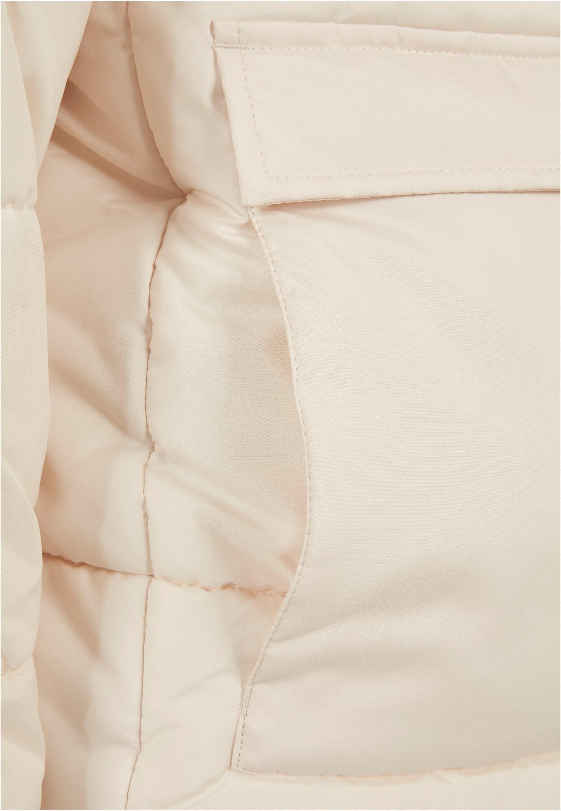 URBAN CLASSICS Winterjacke »Urban Classics Damen Ladies Waisted Puffer Jacket« 1 Stk. tlg. mit Kapuze